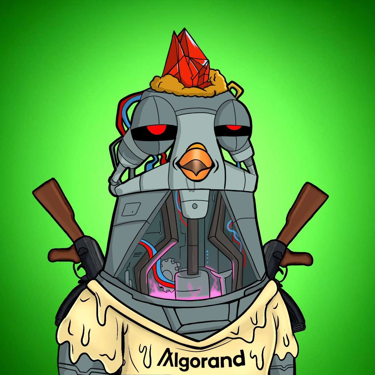 Mutant Ghetto Pigeon #340 NFT on Algorand