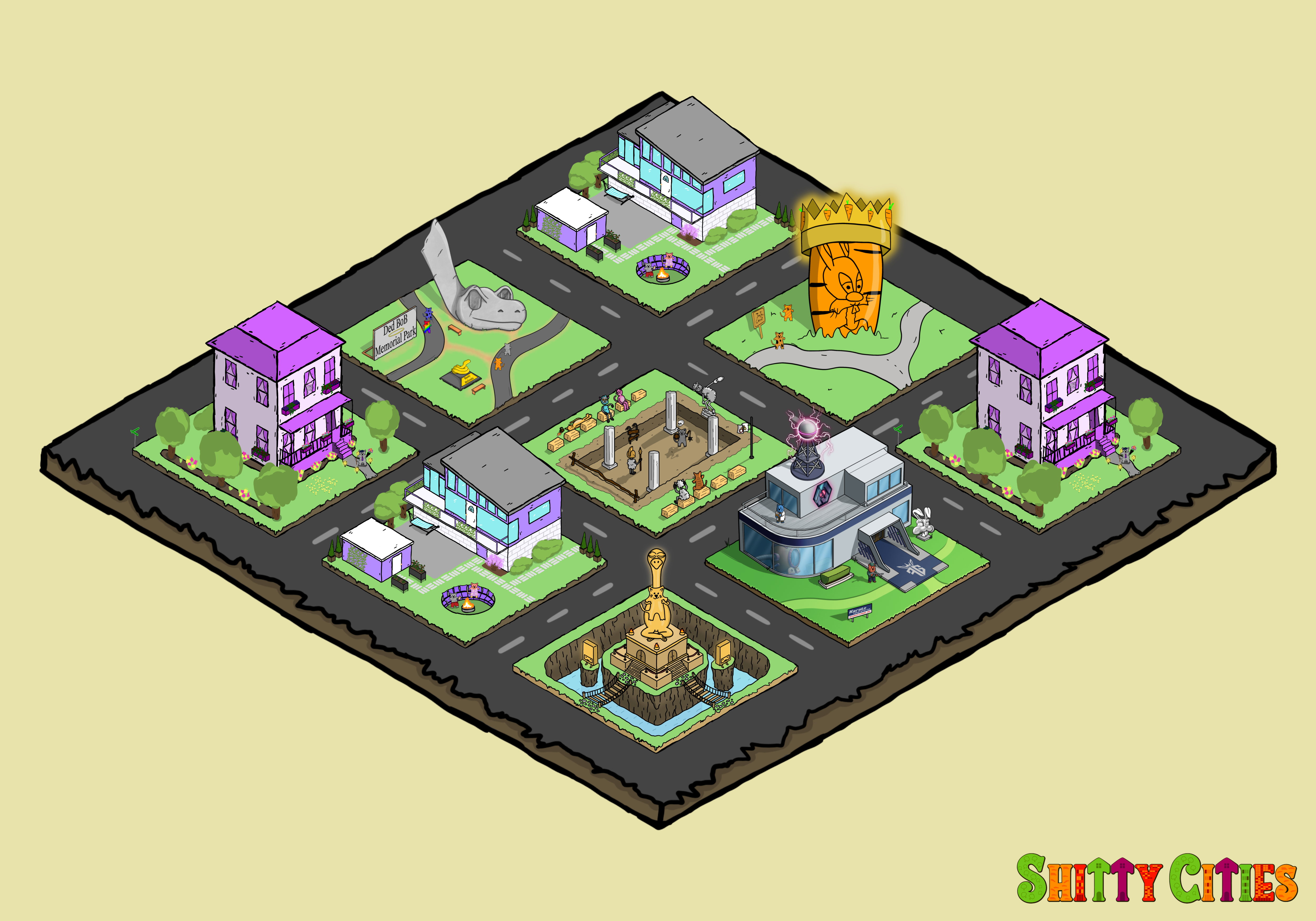 Shitty City #88 NFT on Algorand