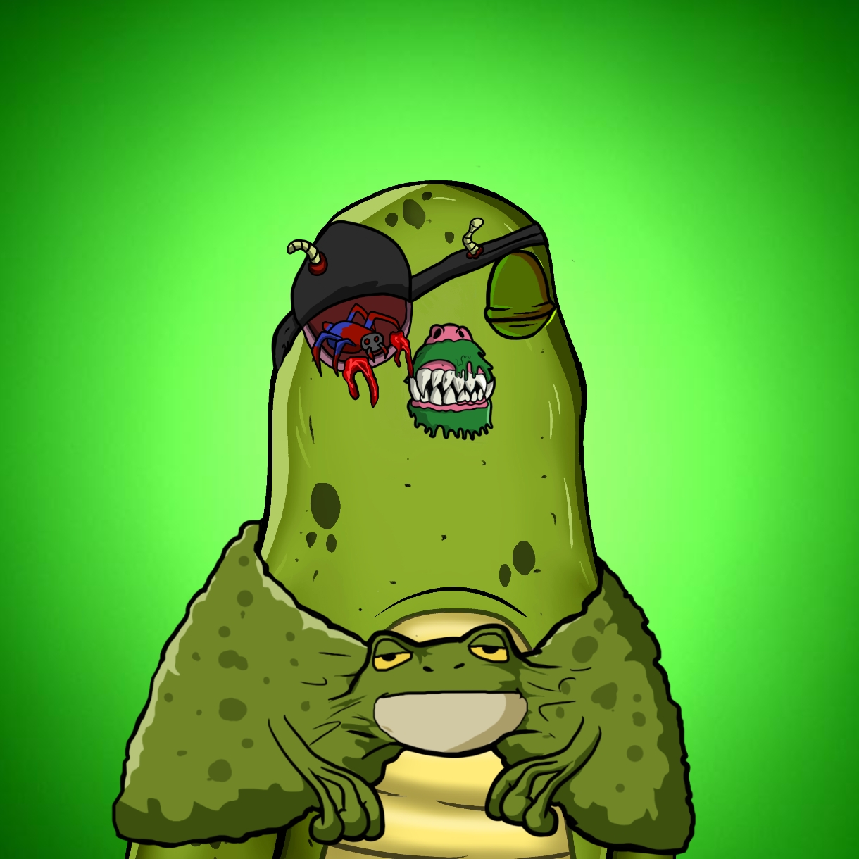 Mutant Ghetto Pigeon #596 NFT on Algorand