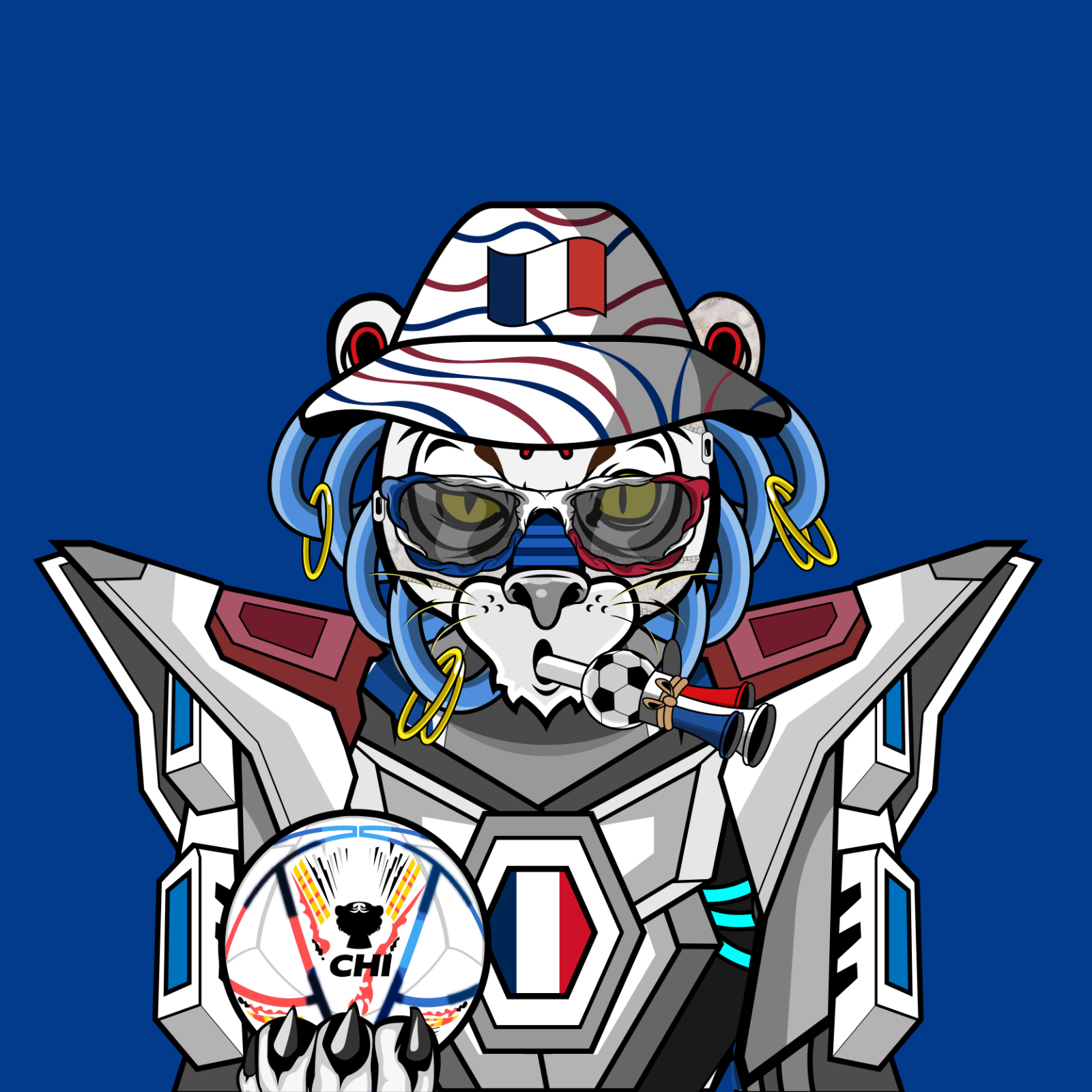 Football TigerChi #1038 NFT on Algorand