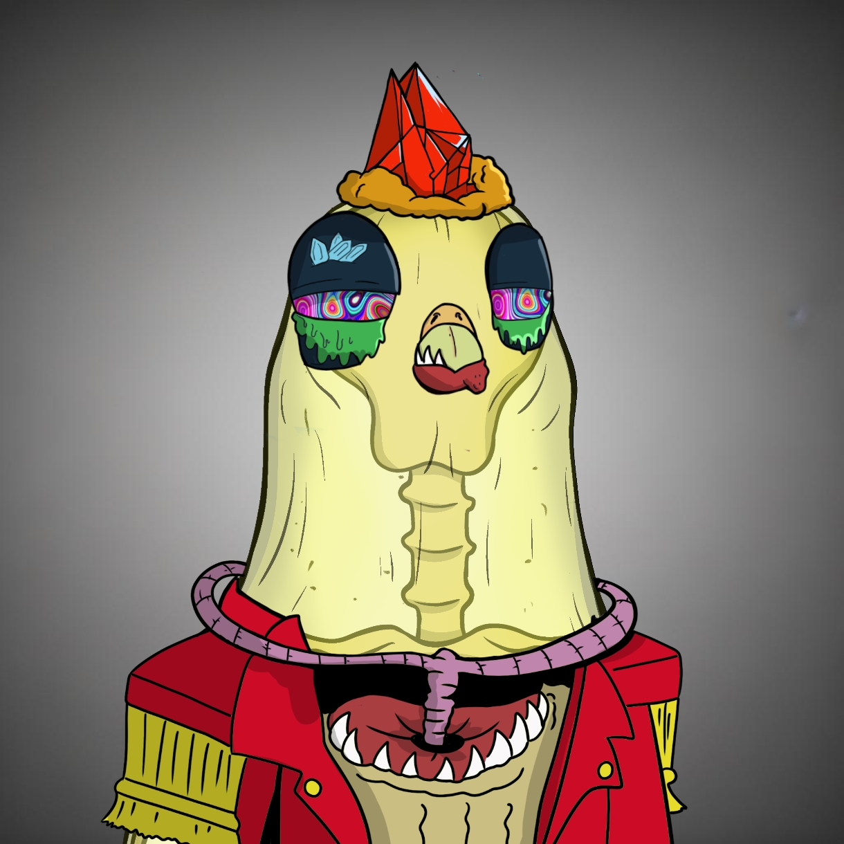 Mutant Ghetto Pigeon #520 NFT on Algorand