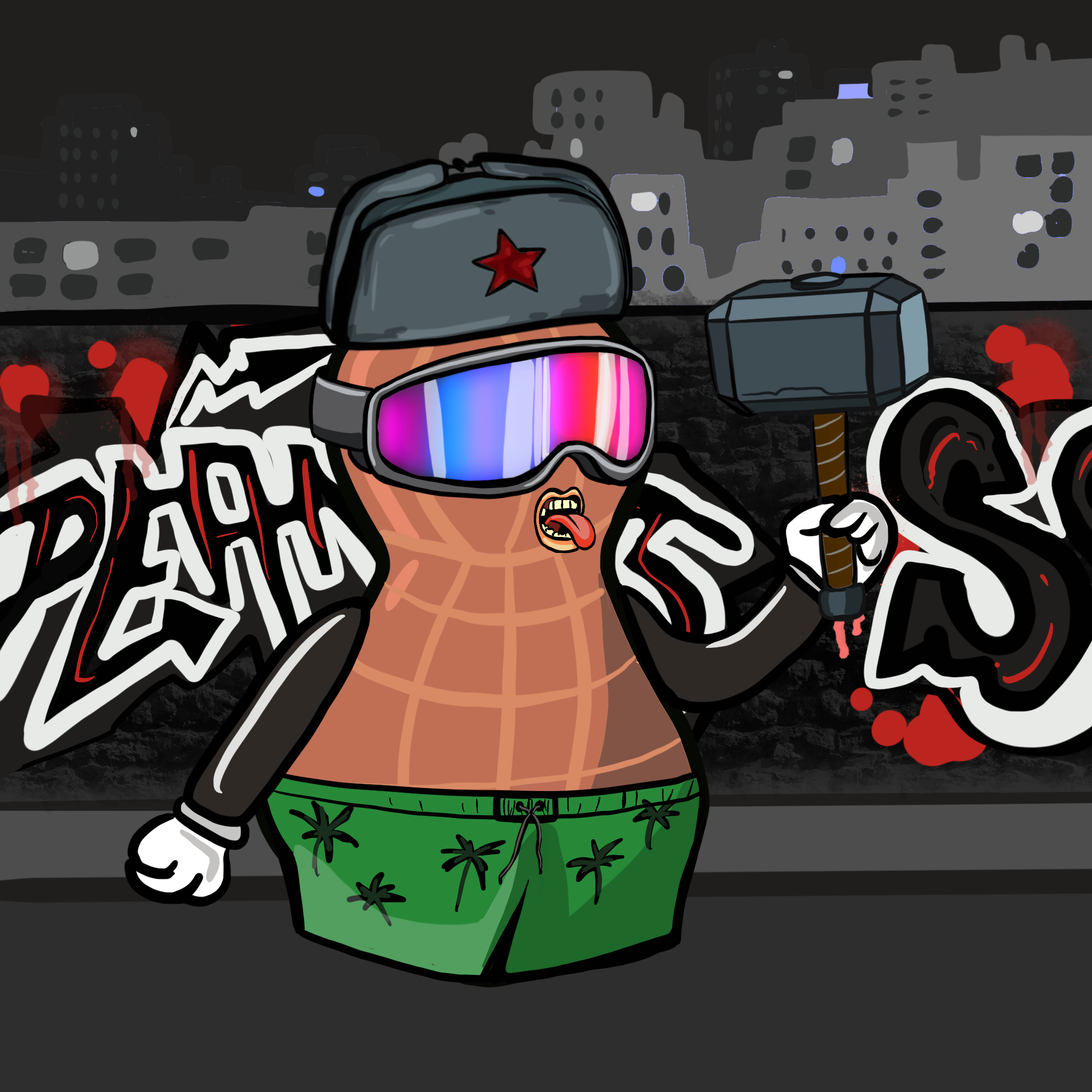 Dope Peanut Society #389 NFT on Algorand