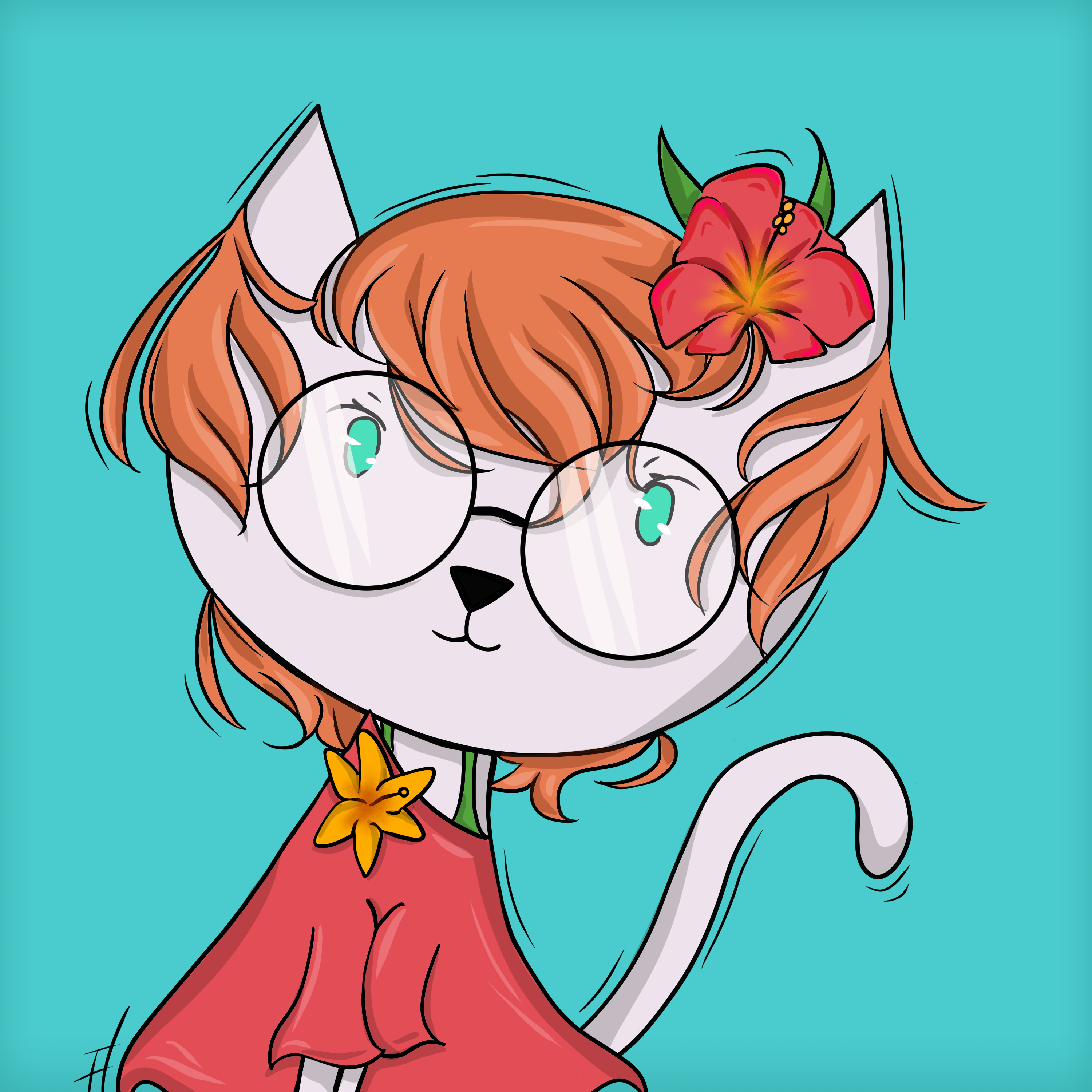 Algo Spectacular Cats #168 NFT on Algorand
