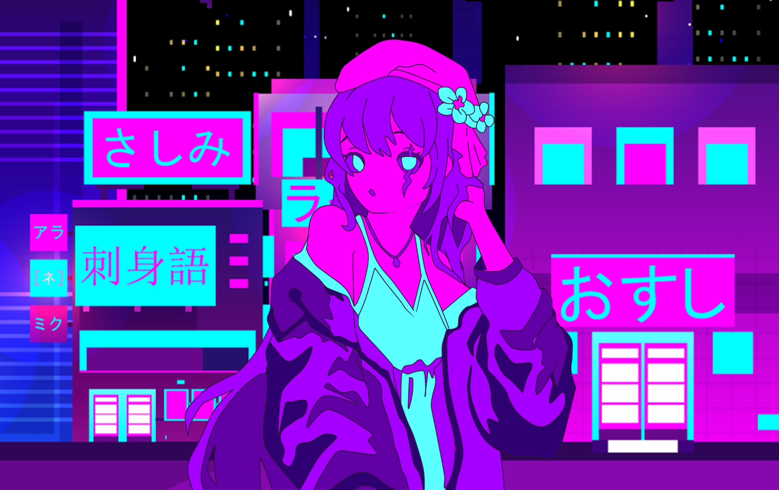 Neon Killer 001 NFT on Algorand