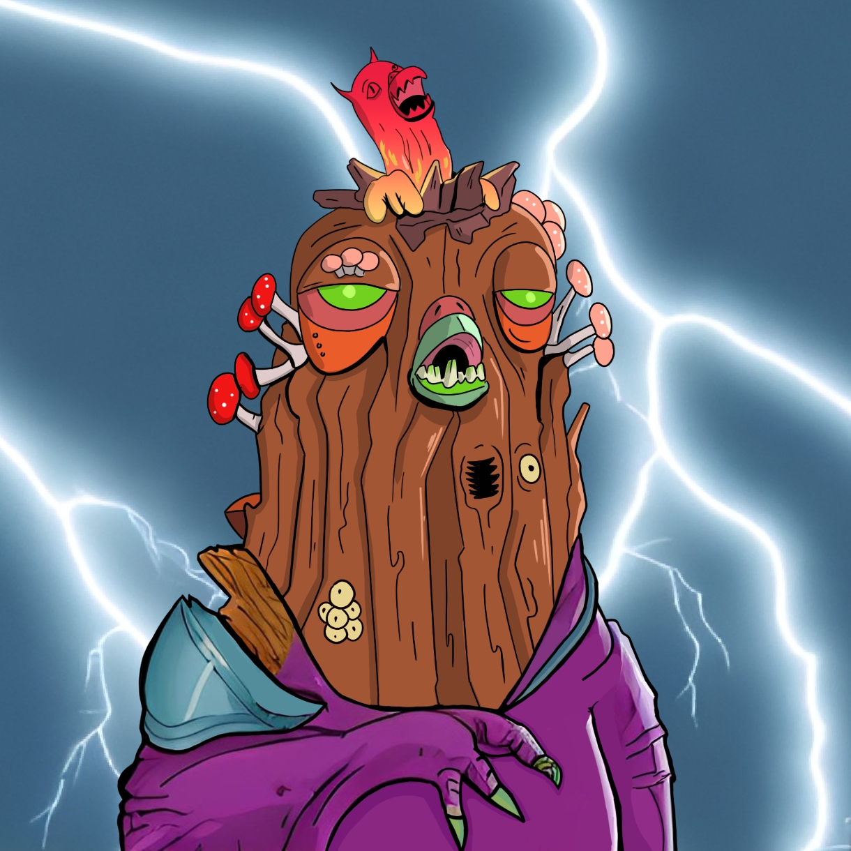 Mutant Ghetto Pigeon #223 NFT on Algorand