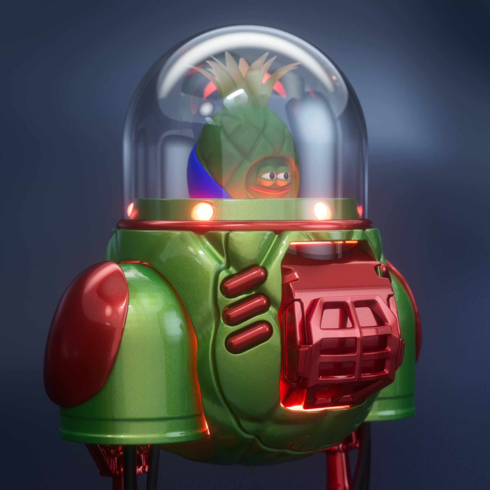 PINEAPPLE PEPE MECHA (Mecha Edi NFT on Algorand