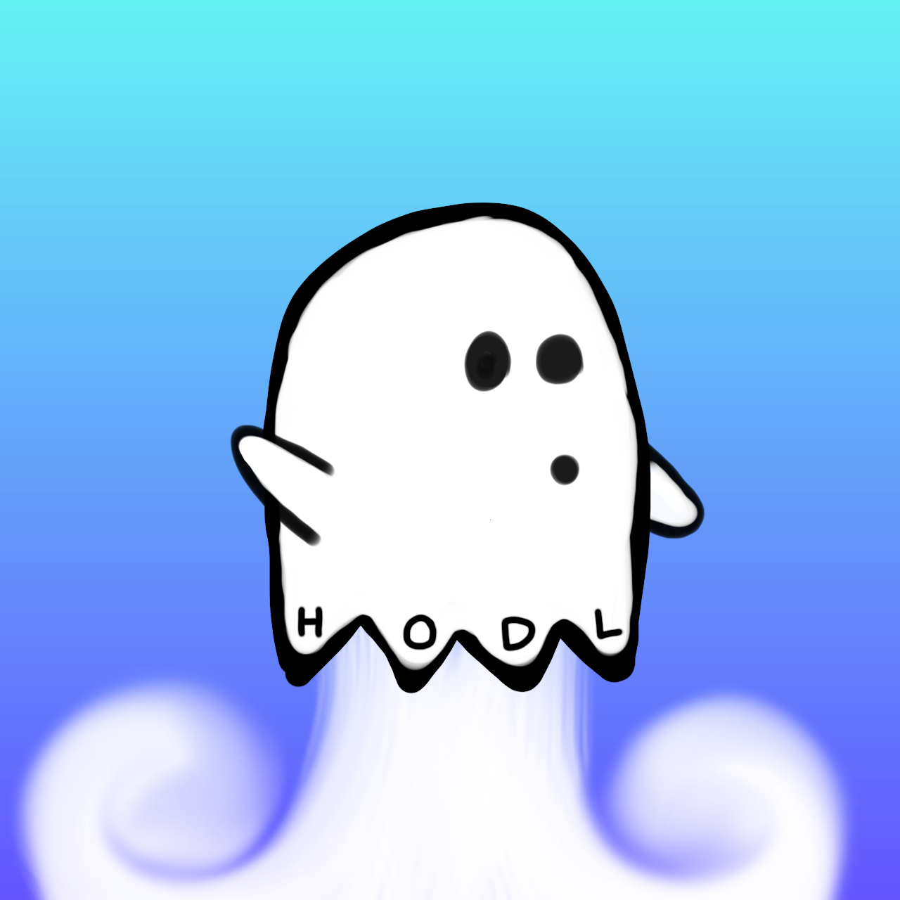 Ghostie #869 NFT on Algorand