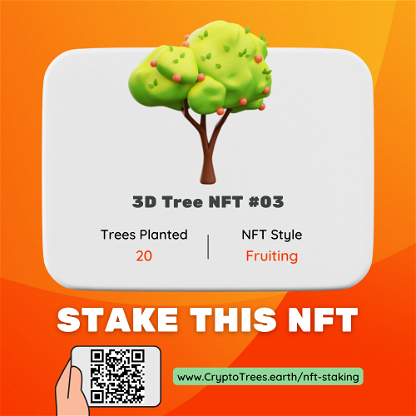 3D Tree NFT #03 - CryptoTrees