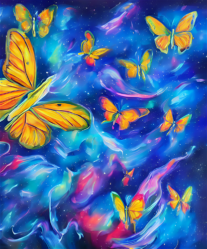 Cosmic butterflies