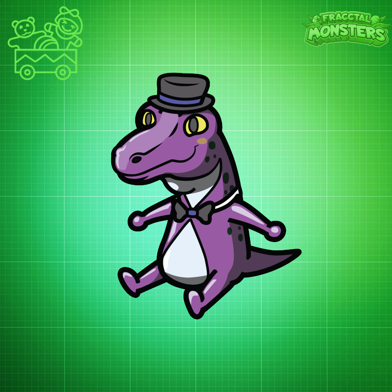 Fracctal Goanna Plushie #1 NFT on Algorand