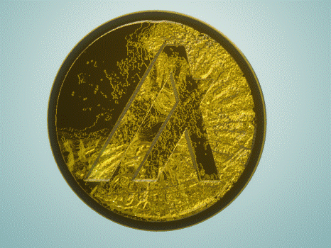 Golden Algo Moon Coin