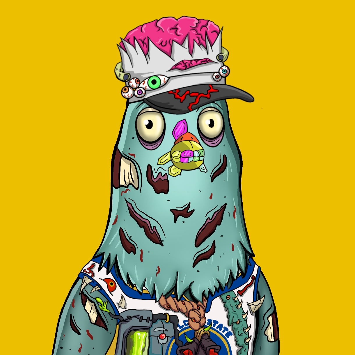 Mutant Ghetto Pigeon #573 NFT on Algorand