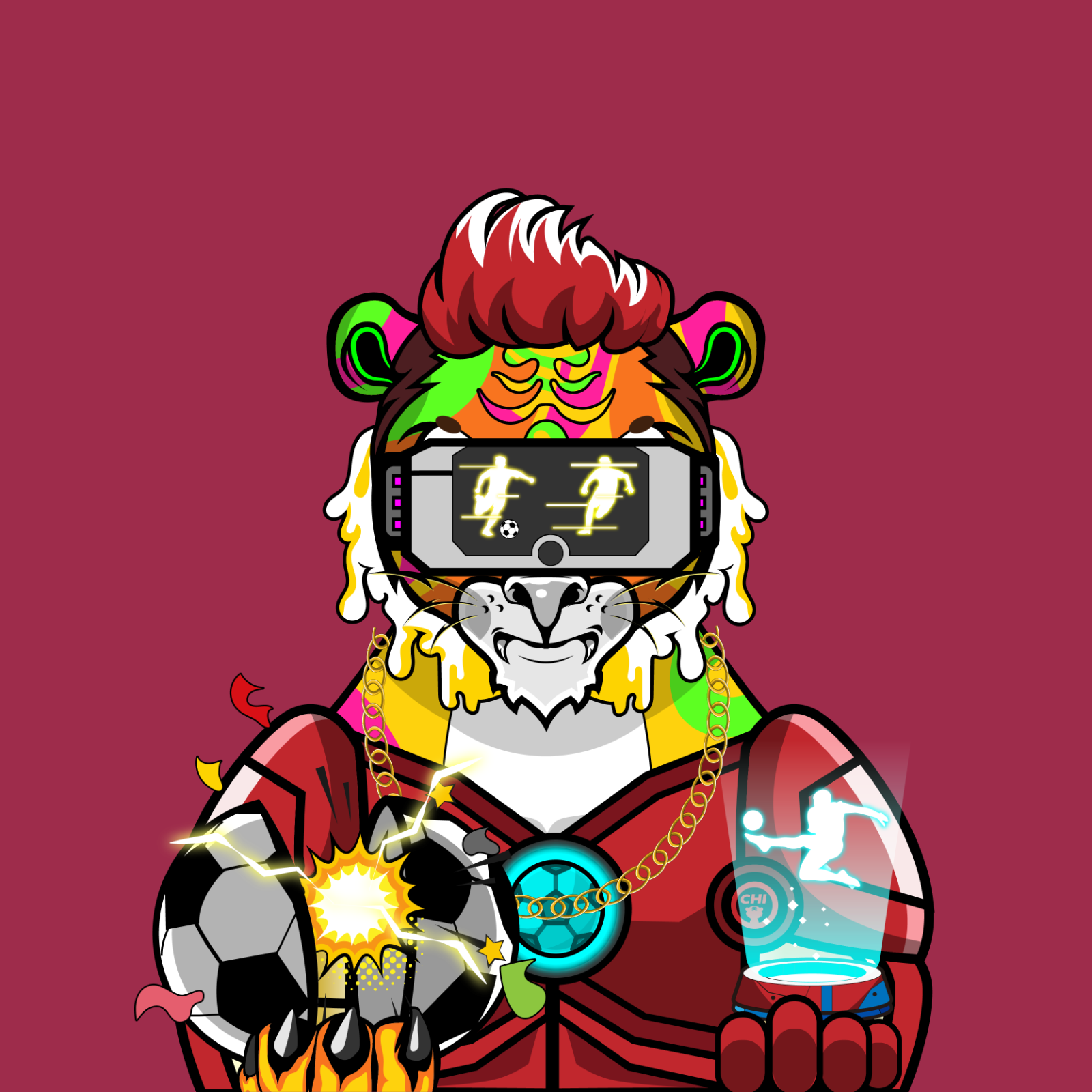 Football TigerChi #0849 NFT on Algorand