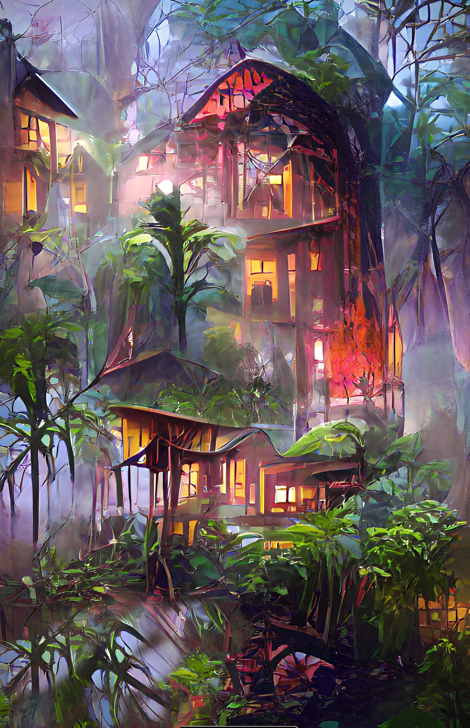 Jungle palace NFT on Algorand