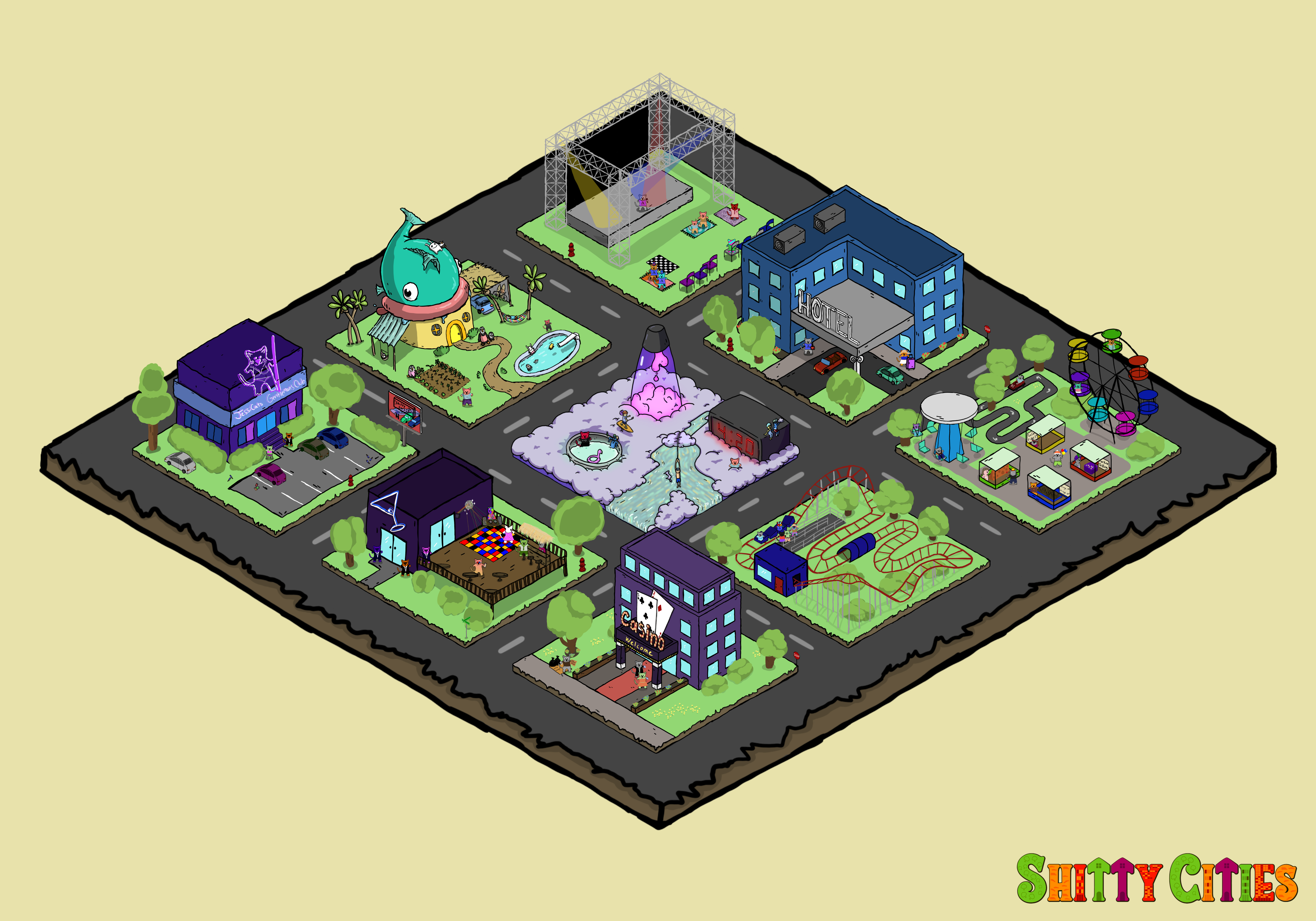 Shitty City #432 NFT on Algorand