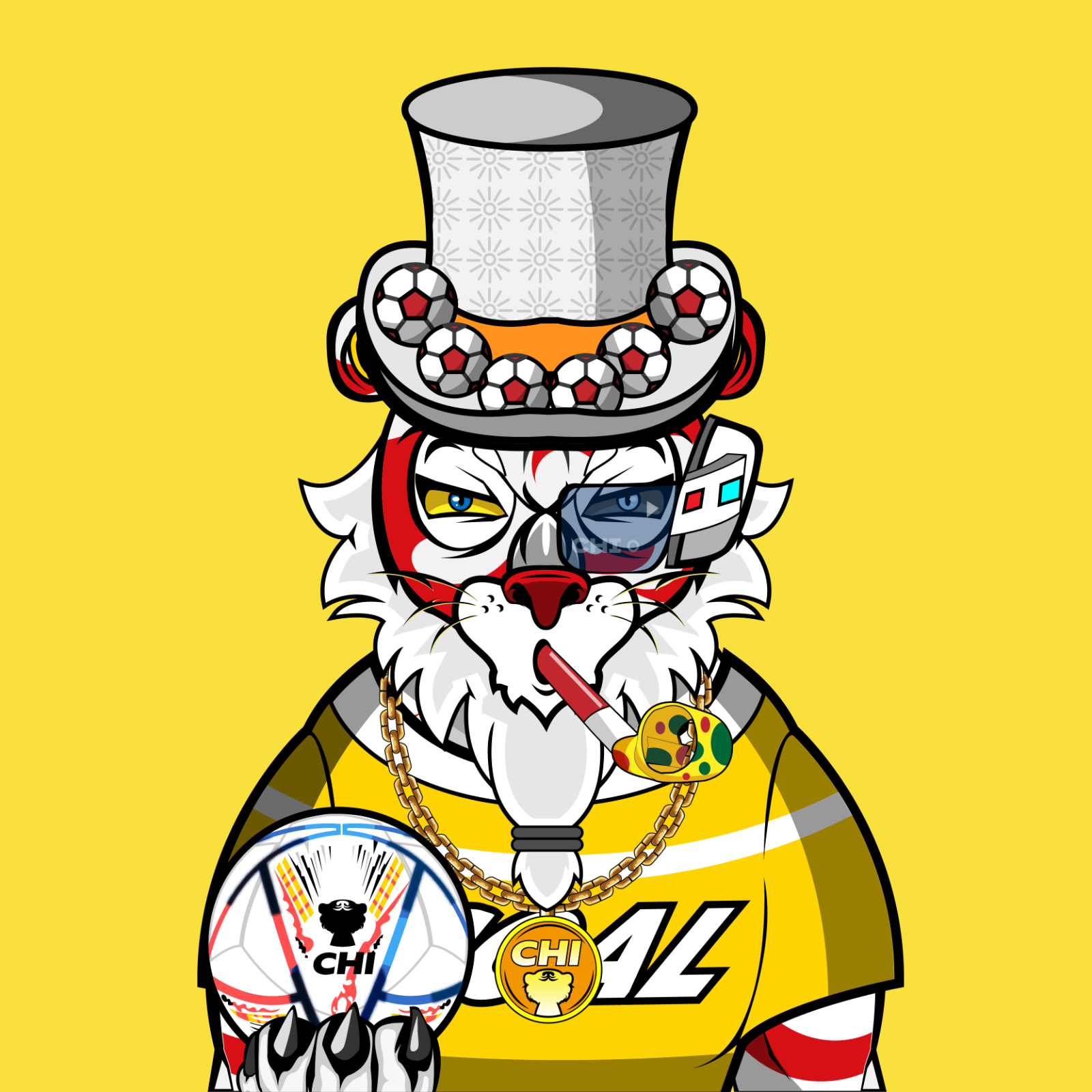 Football TigerChi #1506 NFT on Algorand