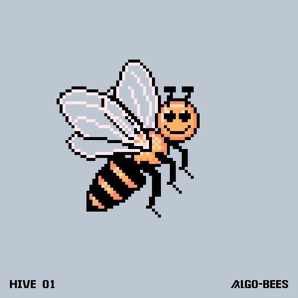 An image of ALGO-BEES H1 #002-01 Smile