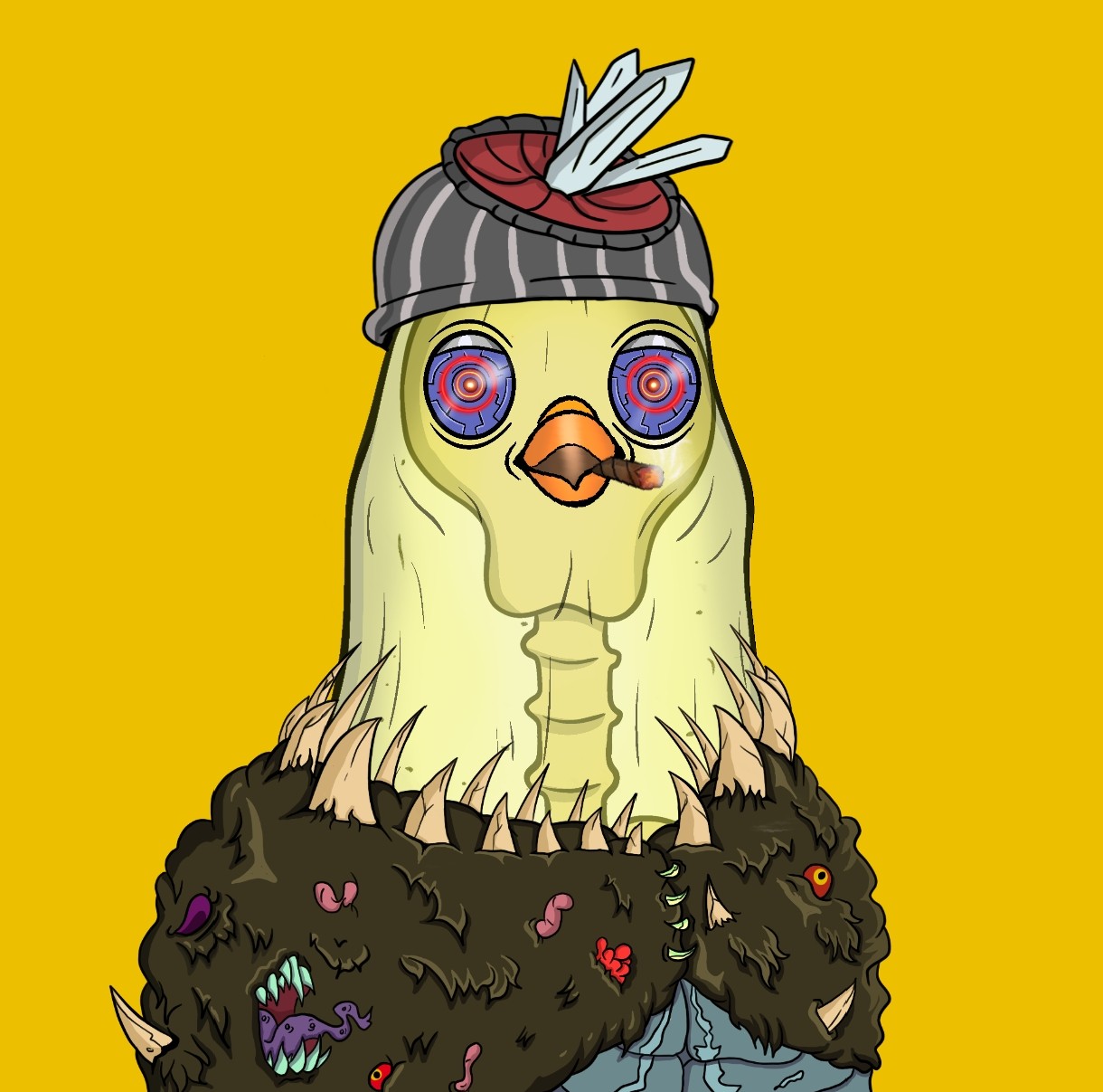 Mutant Ghetto Pigeon #549 NFT on Algorand