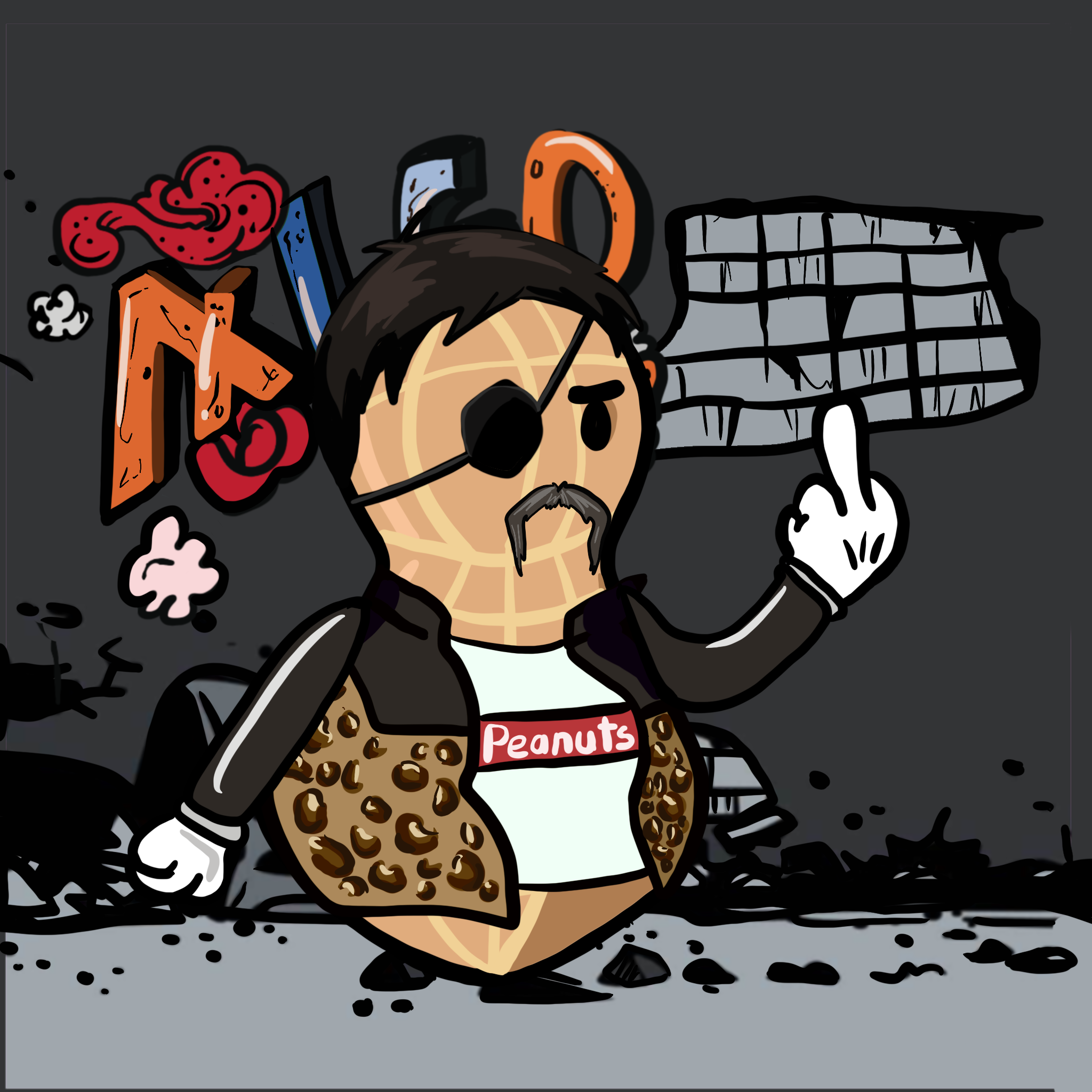 Dope Peanut Society #40 NFT on Algorand