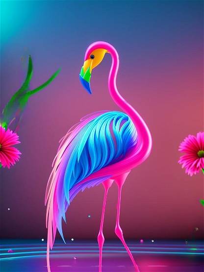 Wondrous Flamingo #3