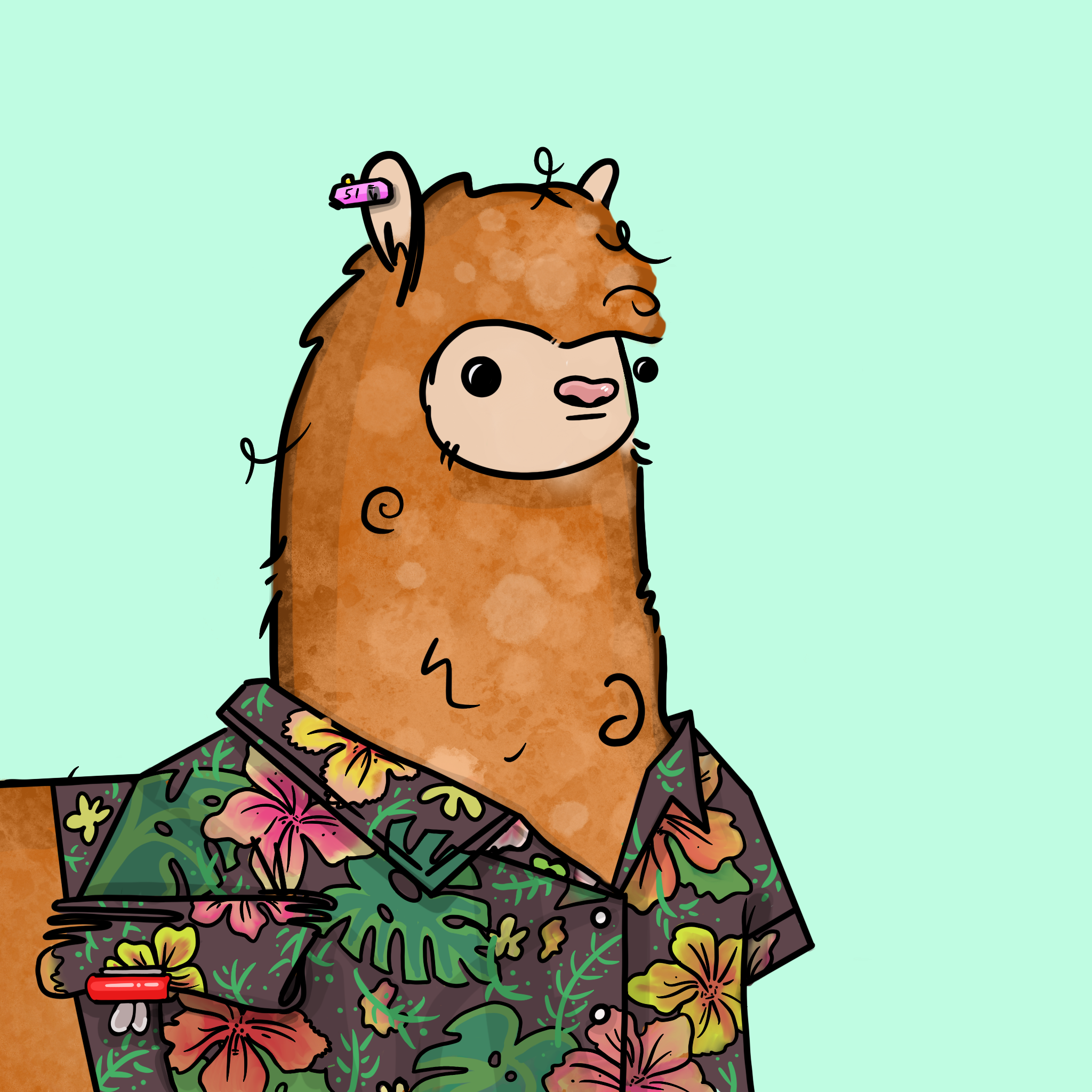 Nota Llama #992 NFT on Algorand