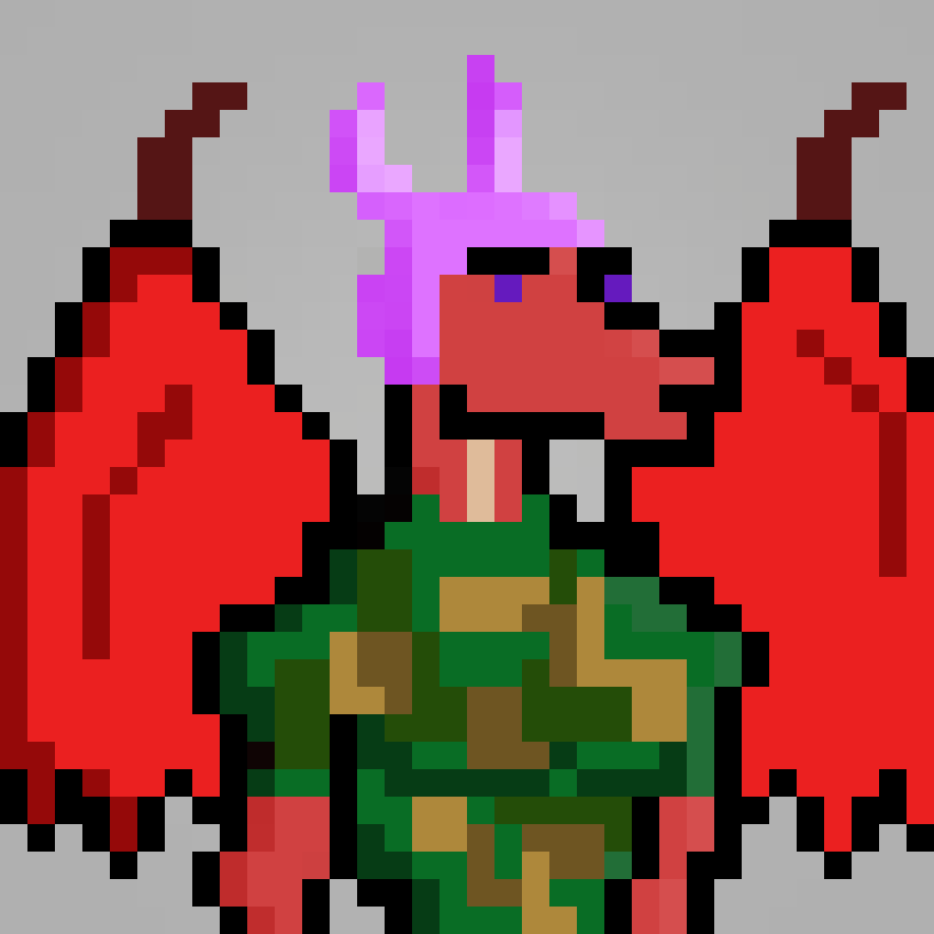 Pixel Dragon: #067 NFT on Algorand