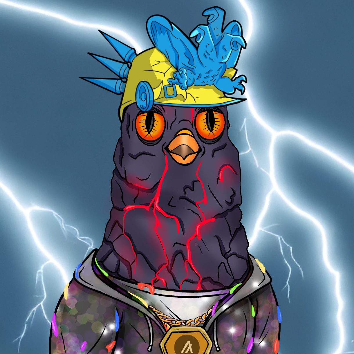 Mutant Ghetto Pigeon #062 NFT on Algorand
