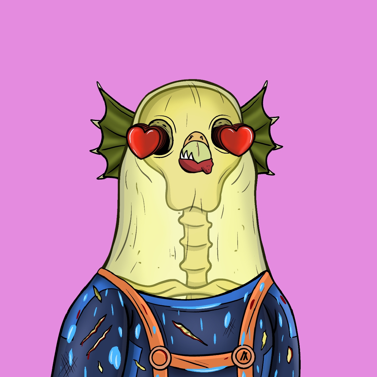 Mutant Ghetto Pigeon #323 NFT on Algorand