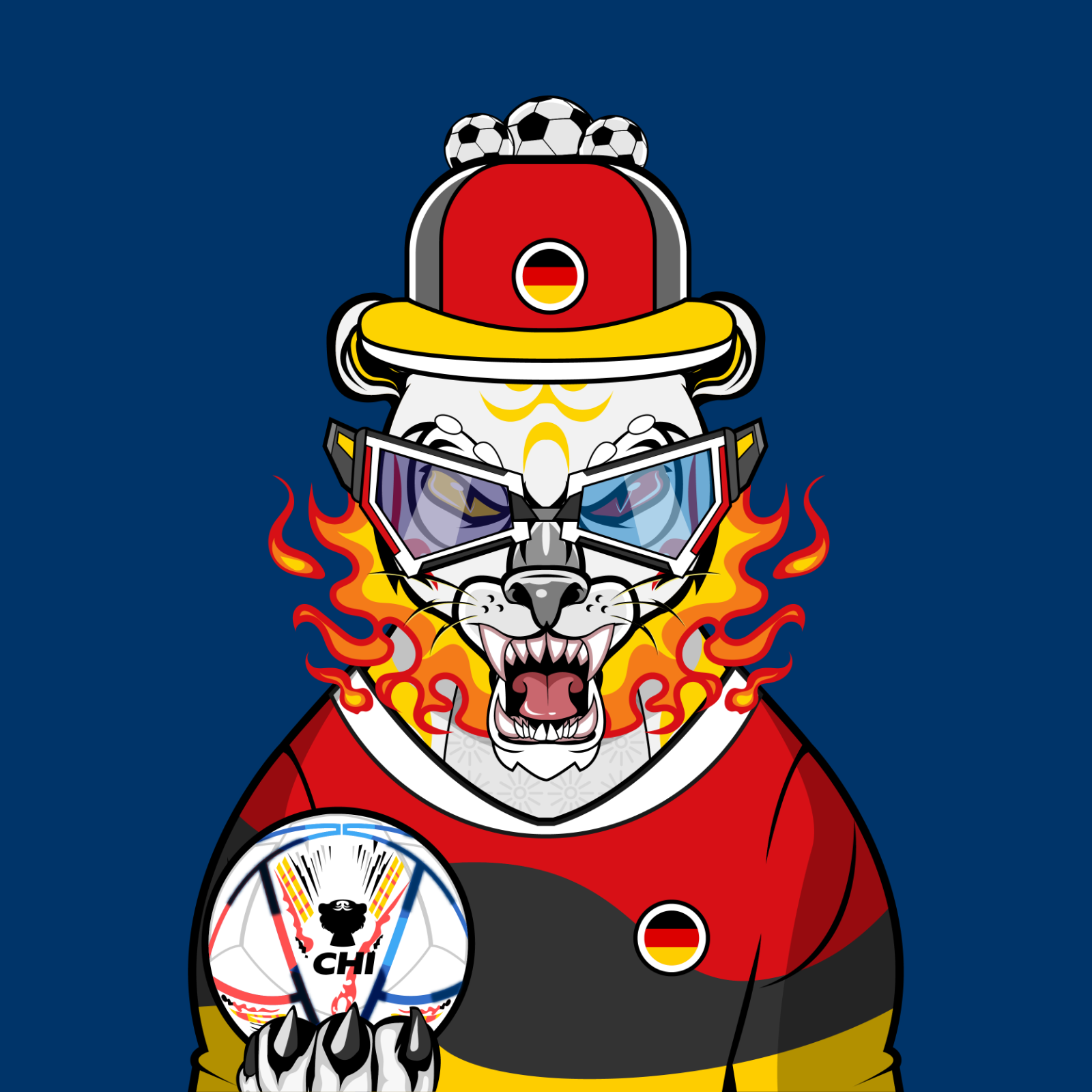 Football TigerChi #0380 NFT on Algorand