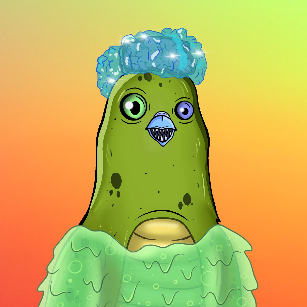 Mutant Ghetto Pigeon #540 NFT on Algorand