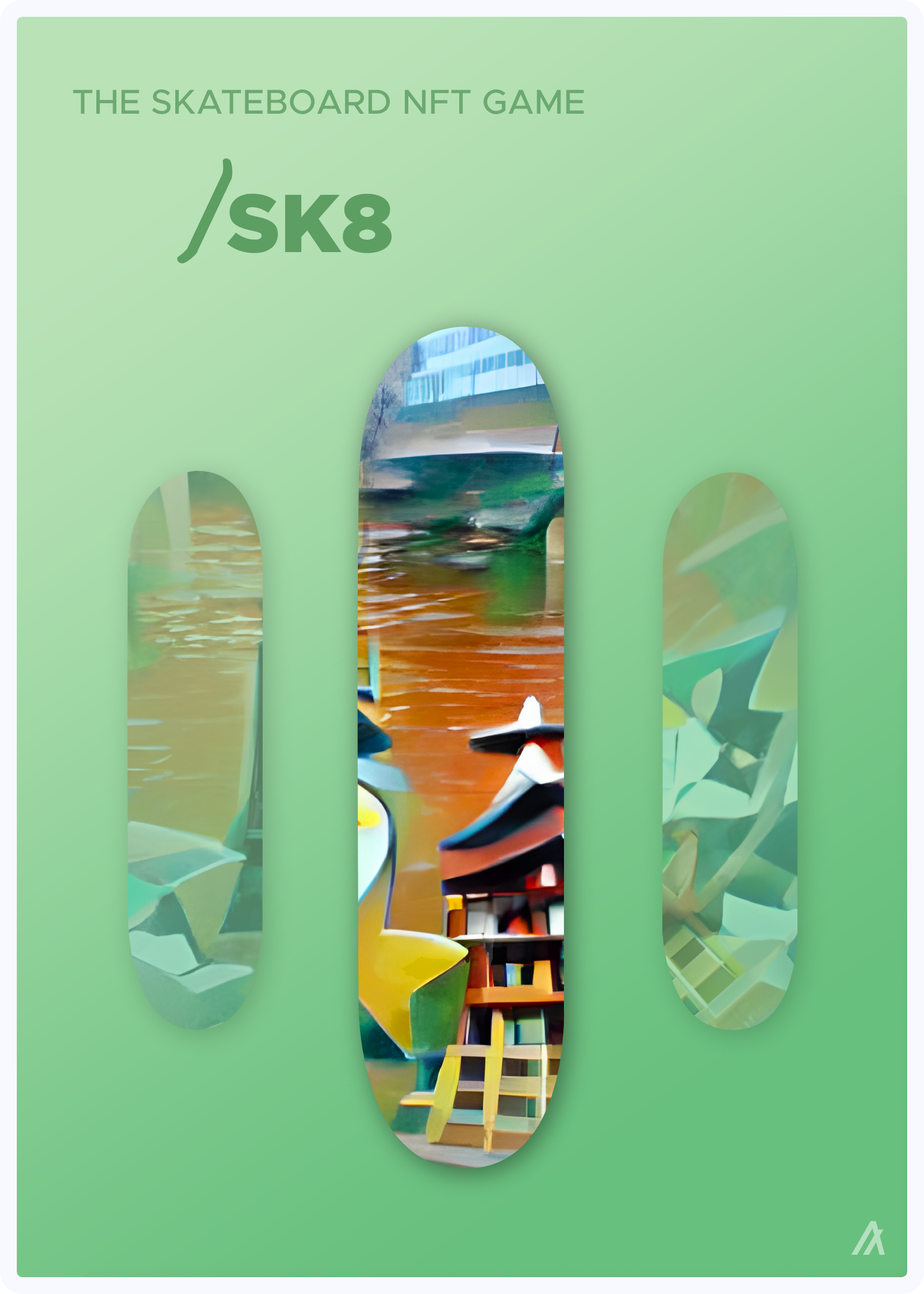 SK8 Deck #086 NFT on Algorand