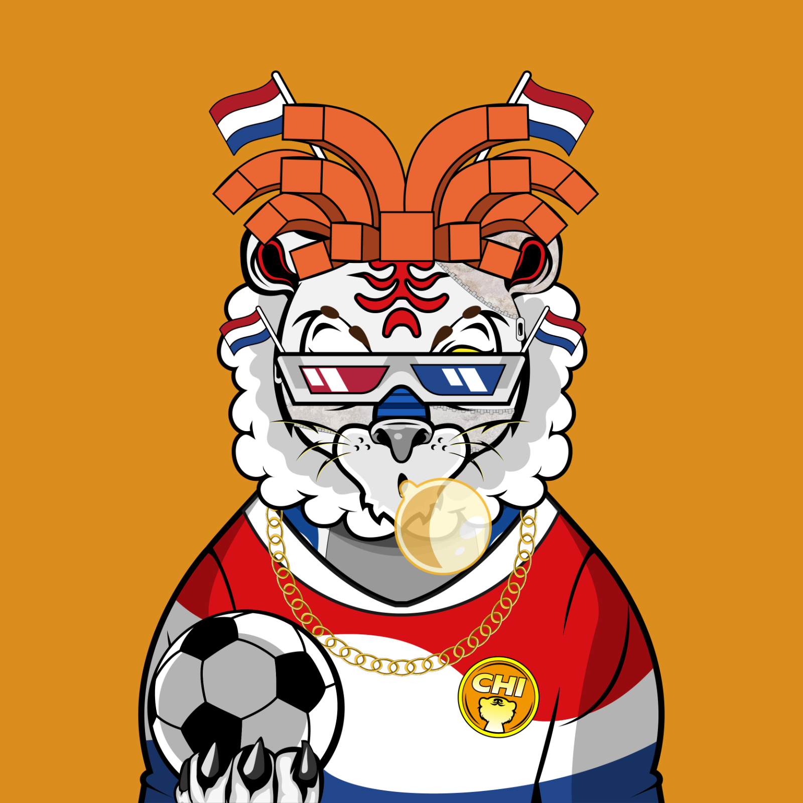 Football TigerChi #1264 NFT on Algorand