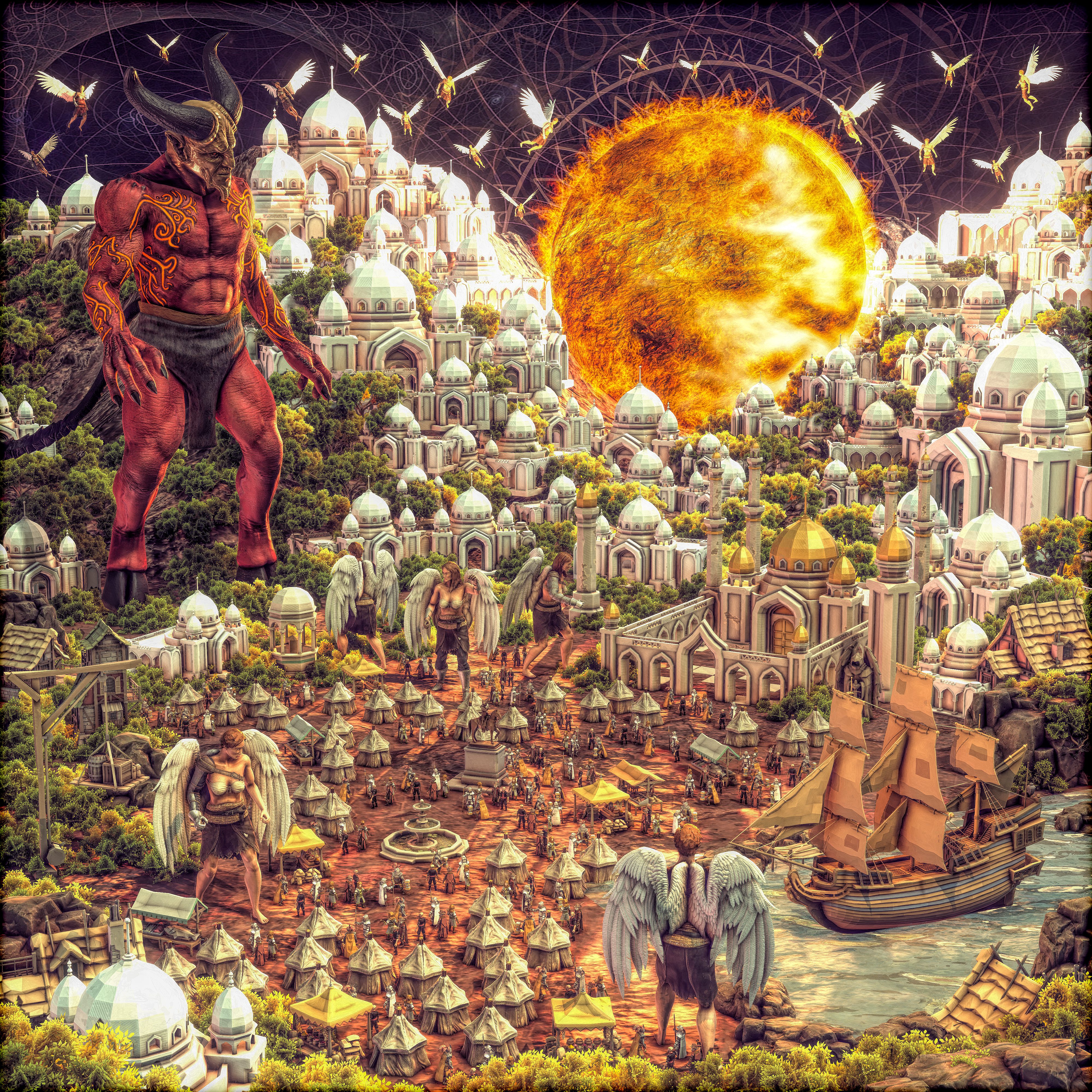 AlgoGod #370 City of Angels NFT on Algorand