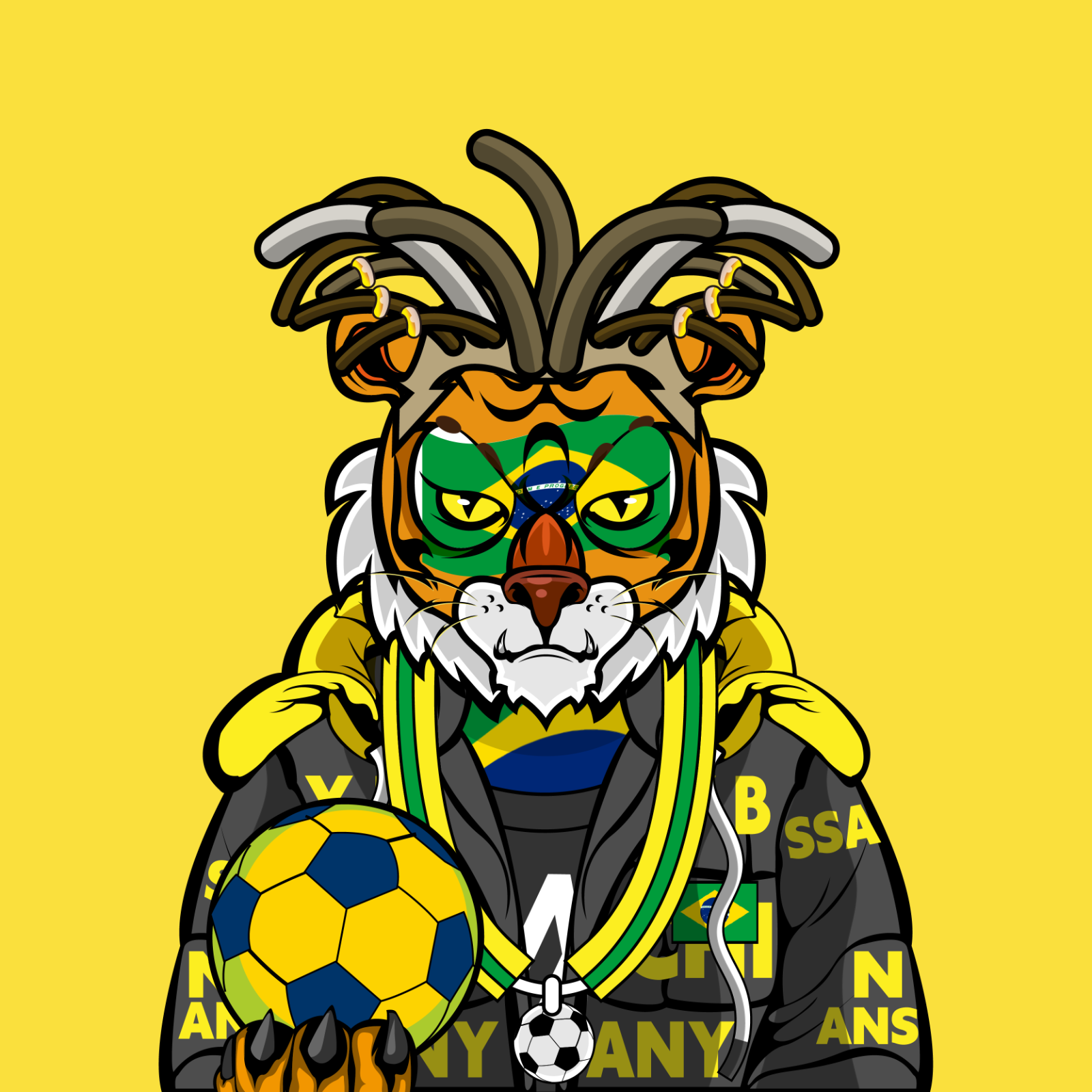 Football TigerChi #1595 NFT on Algorand