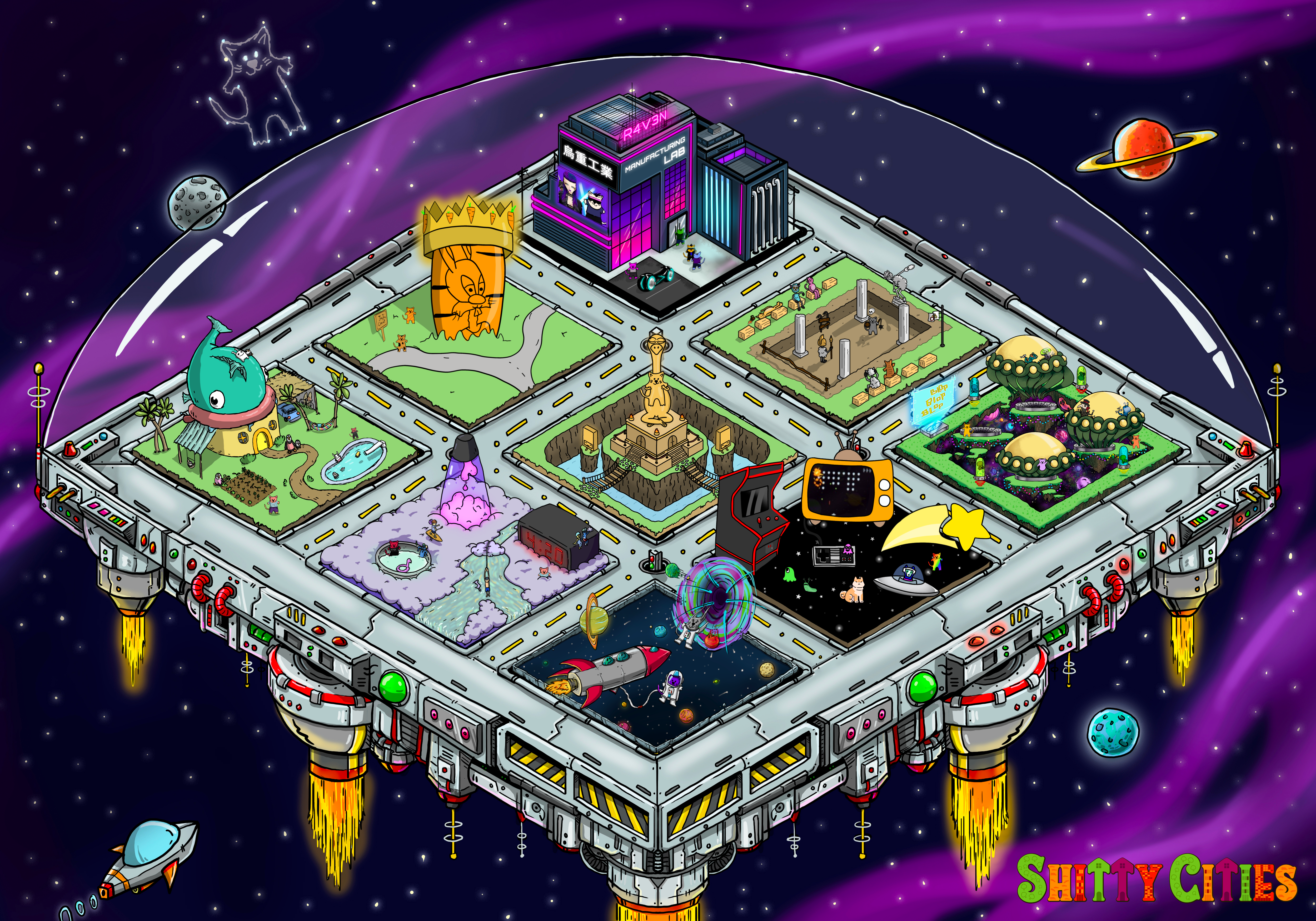 Shitty City #31 NFT on Algorand