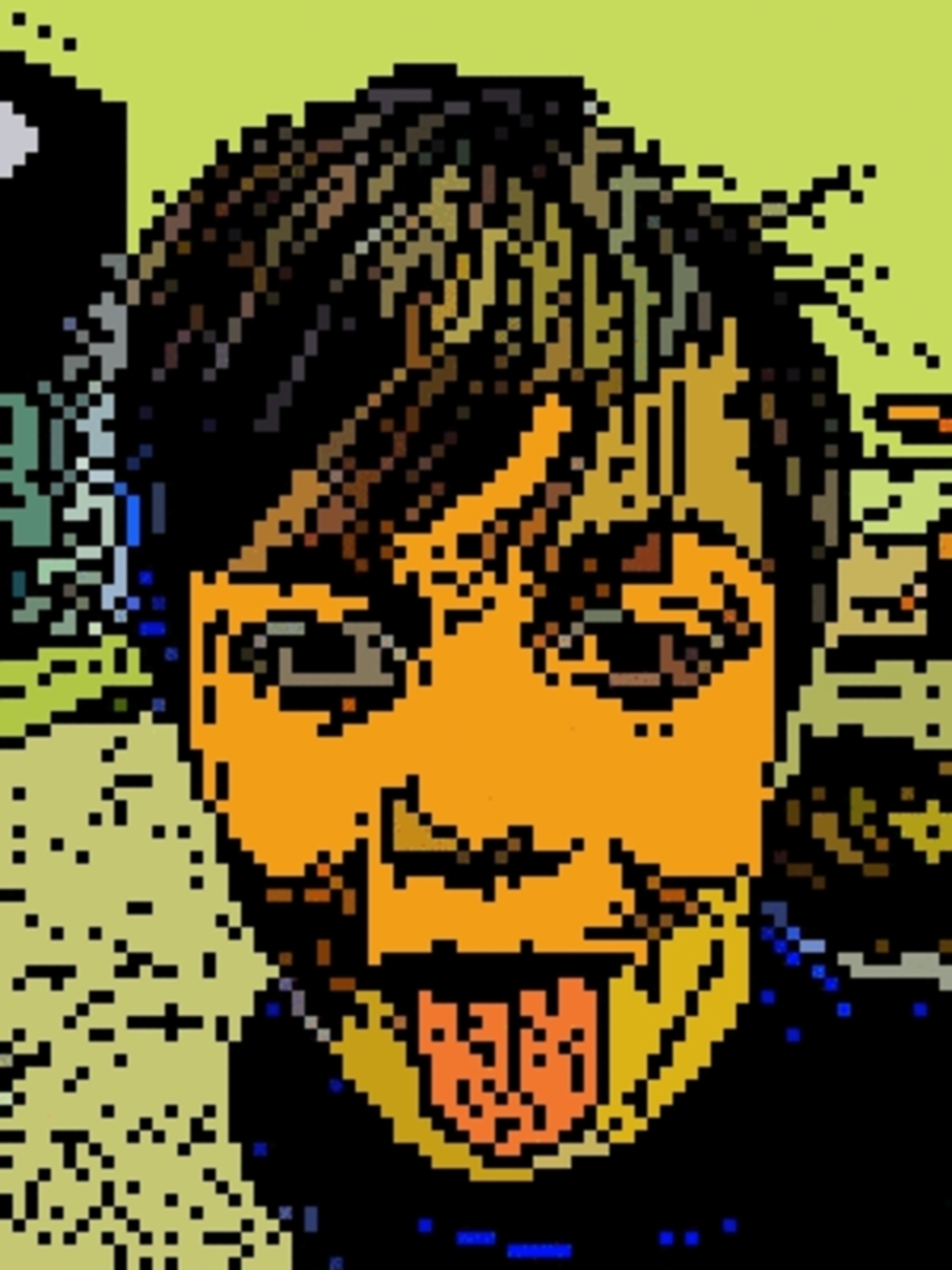 8 bit face NFT on Algorand