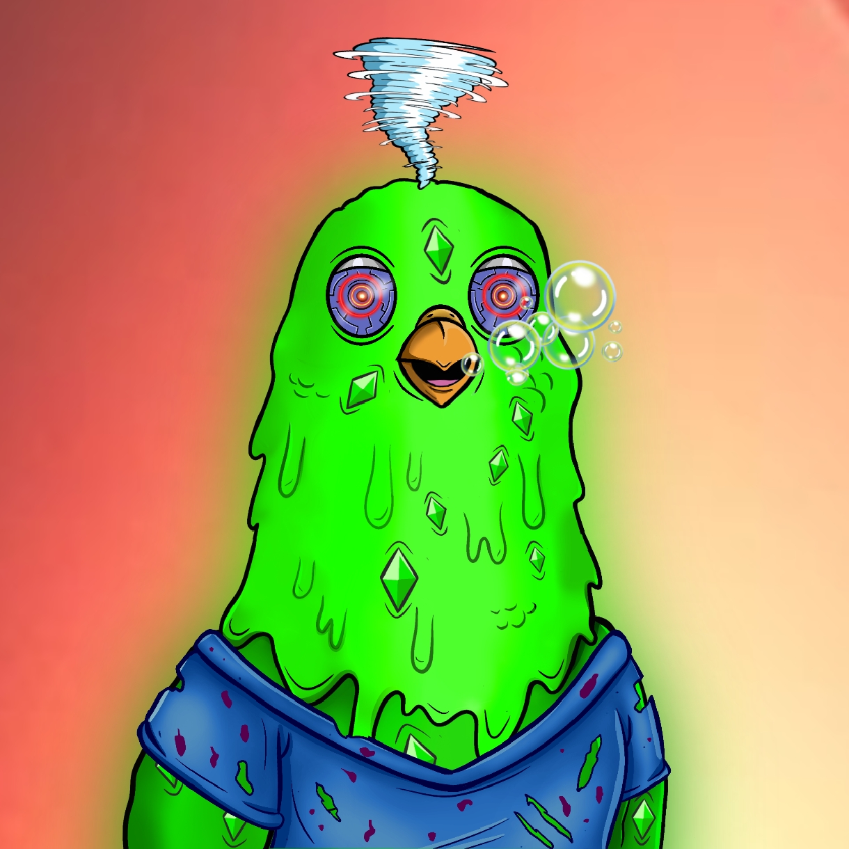 Mutant Ghetto Pigeon #111 NFT on Algorand