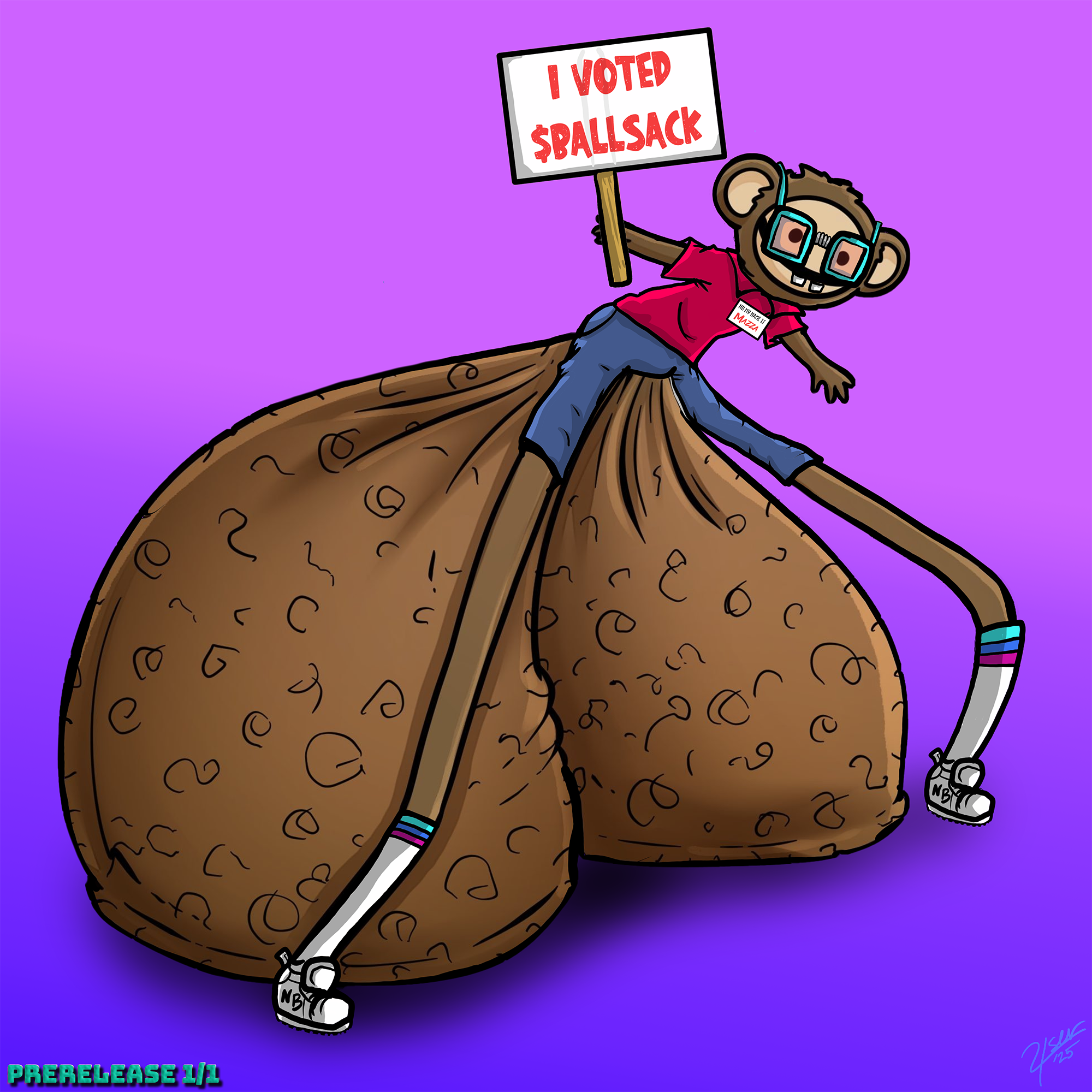 $BALLSACK Pollster NFT on Algorand