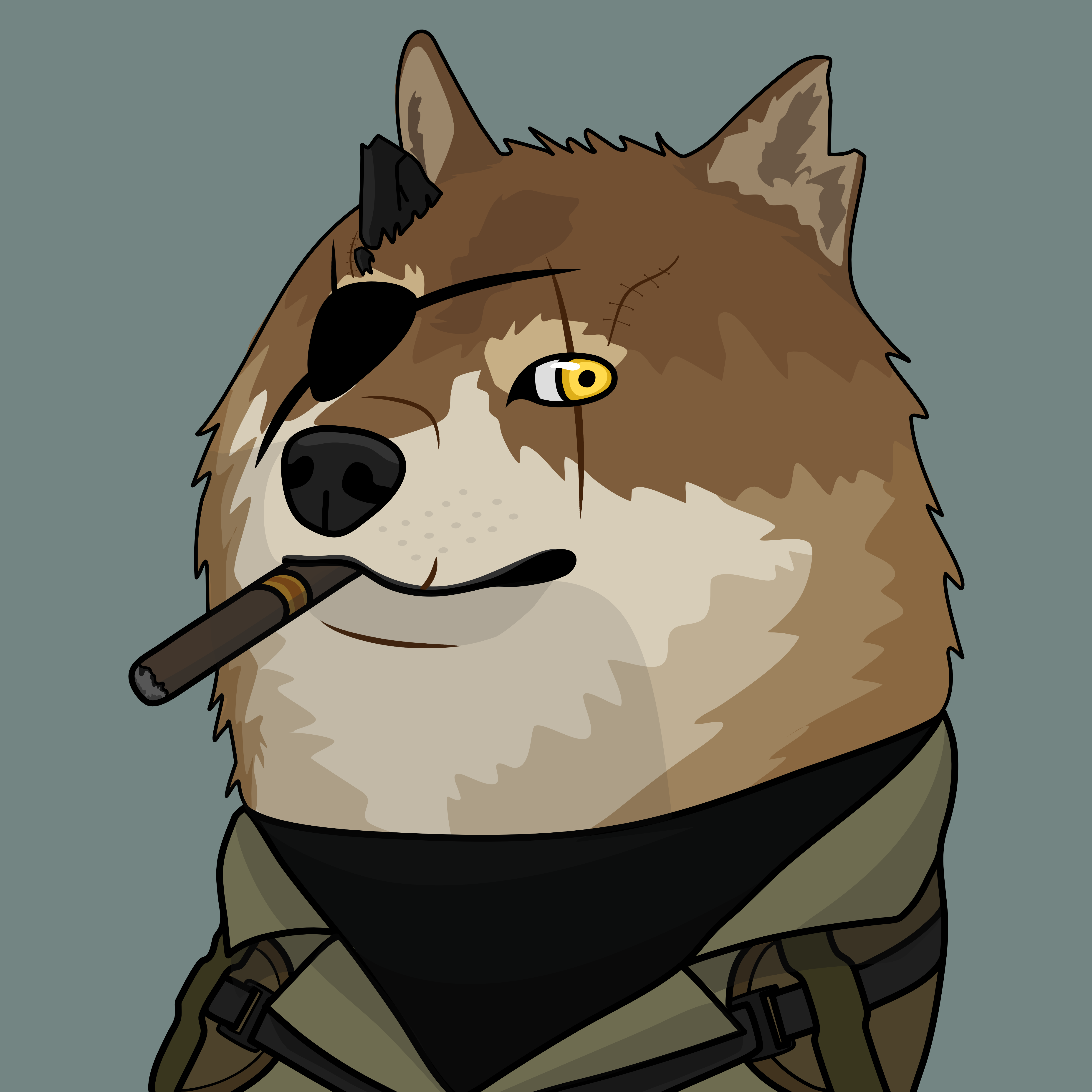 Diamond Doge (Brown) NFT on Algorand