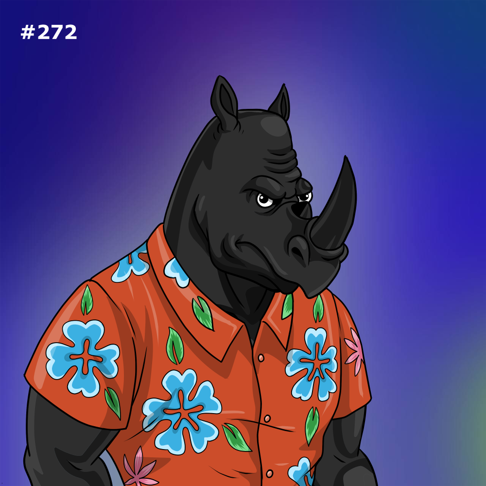 Rowdy Rhino #272 NFT on Algorand