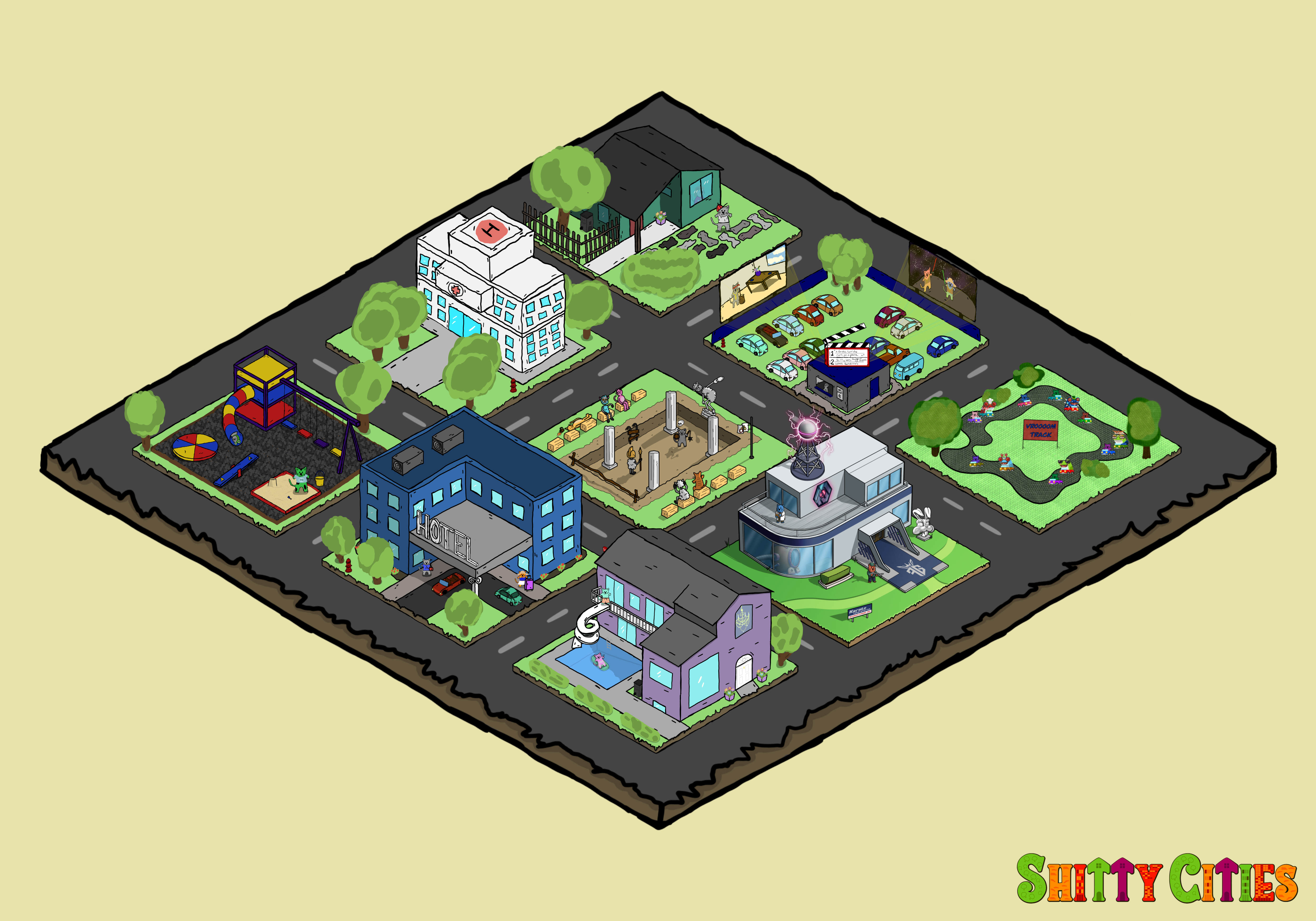 Shitty City #497 NFT on Algorand