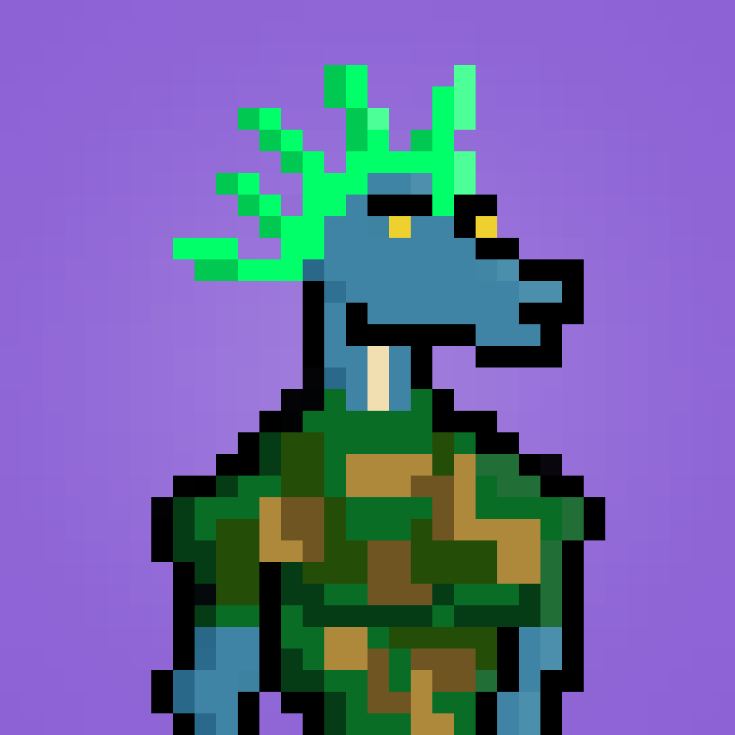 Pixel Dragon: #117 NFT on Algorand