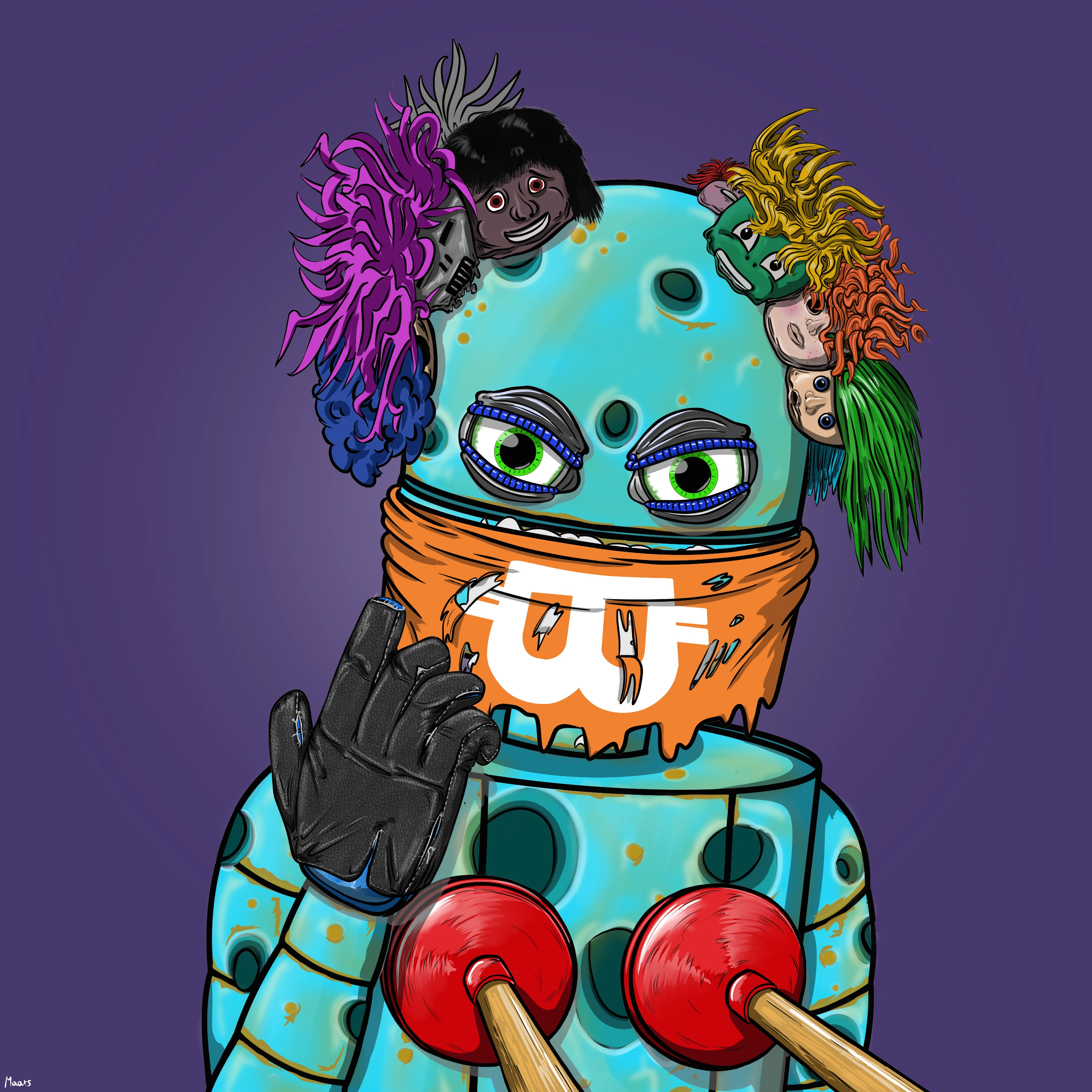 Mental Marvin #2465 NFT on Algorand