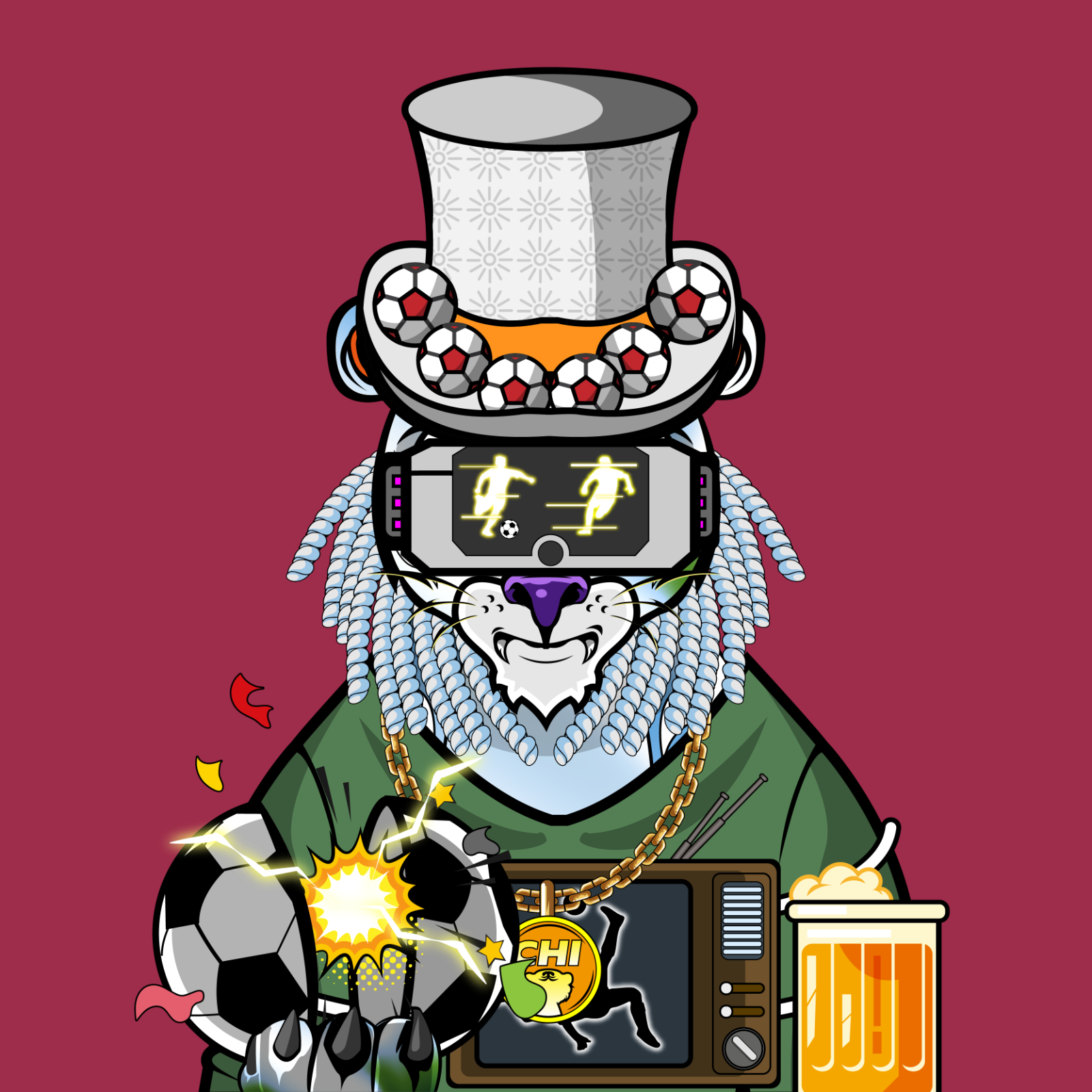 Football TigerChi #1937 NFT on Algorand