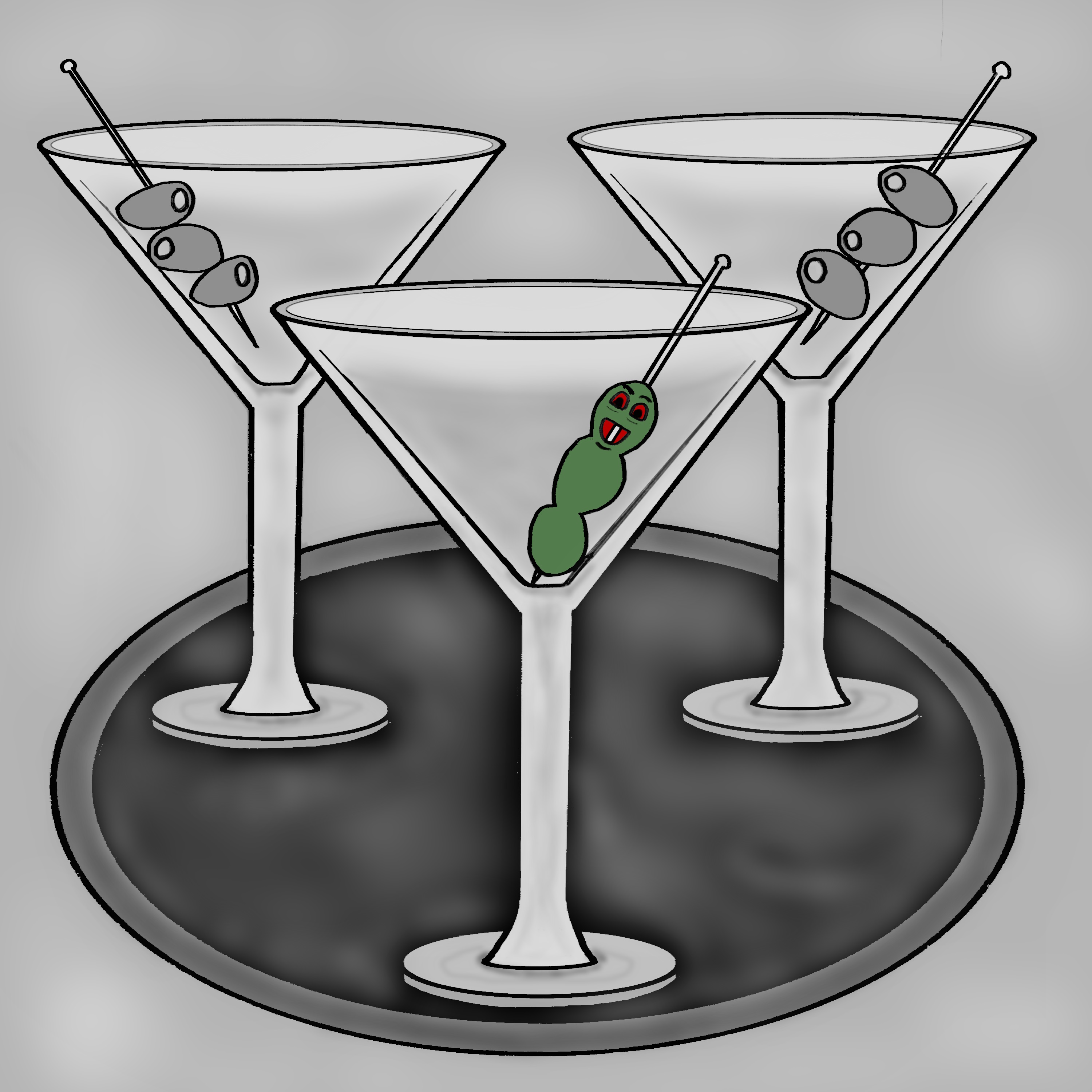 Turdy Martini, Shaken Not Turd NFT on Algorand