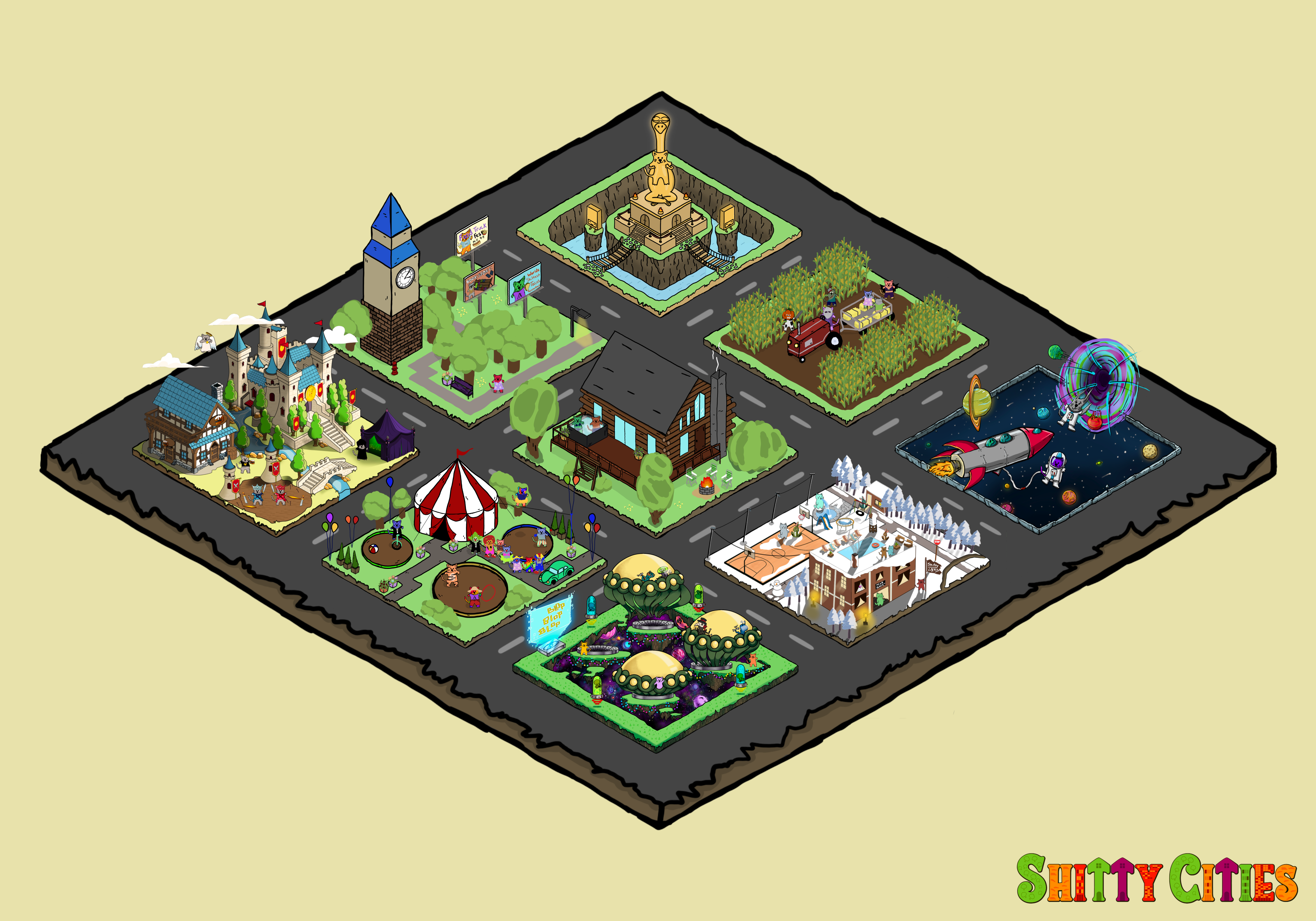 Shitty City #24 NFT on Algorand