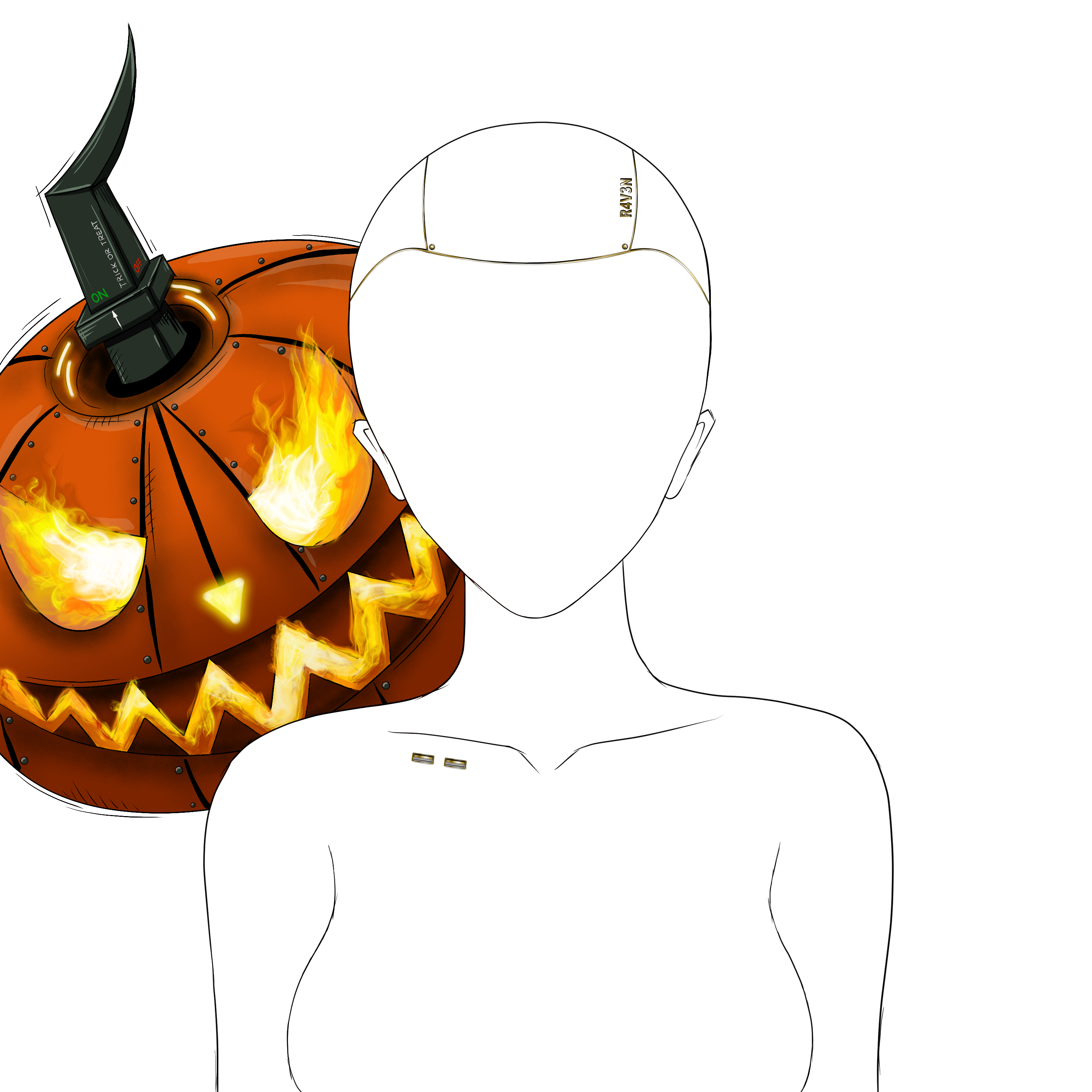 R4V3N Trait - Back 17 NFT on Algorand