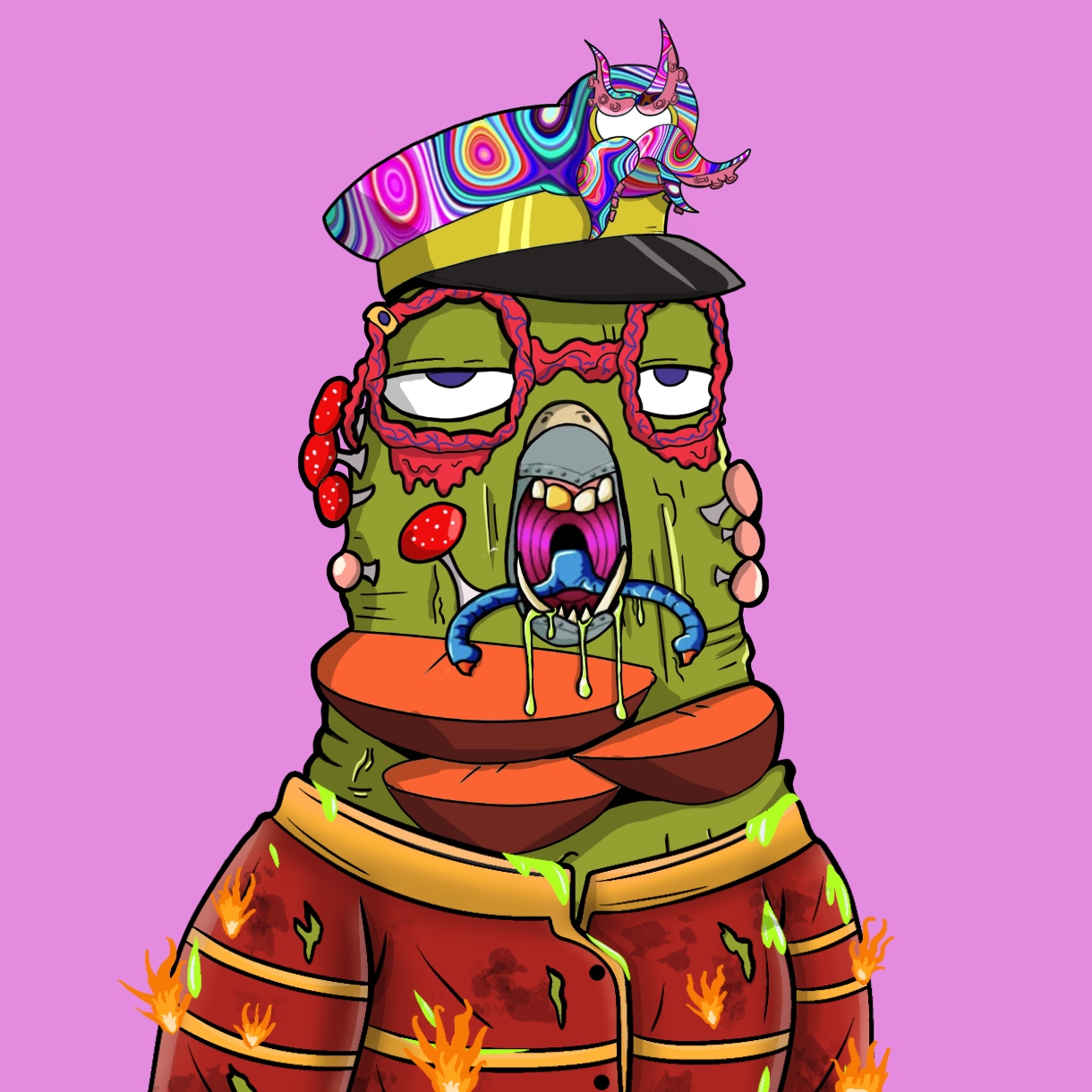 Mutant Ghetto Pigeon #247 NFT on Algorand