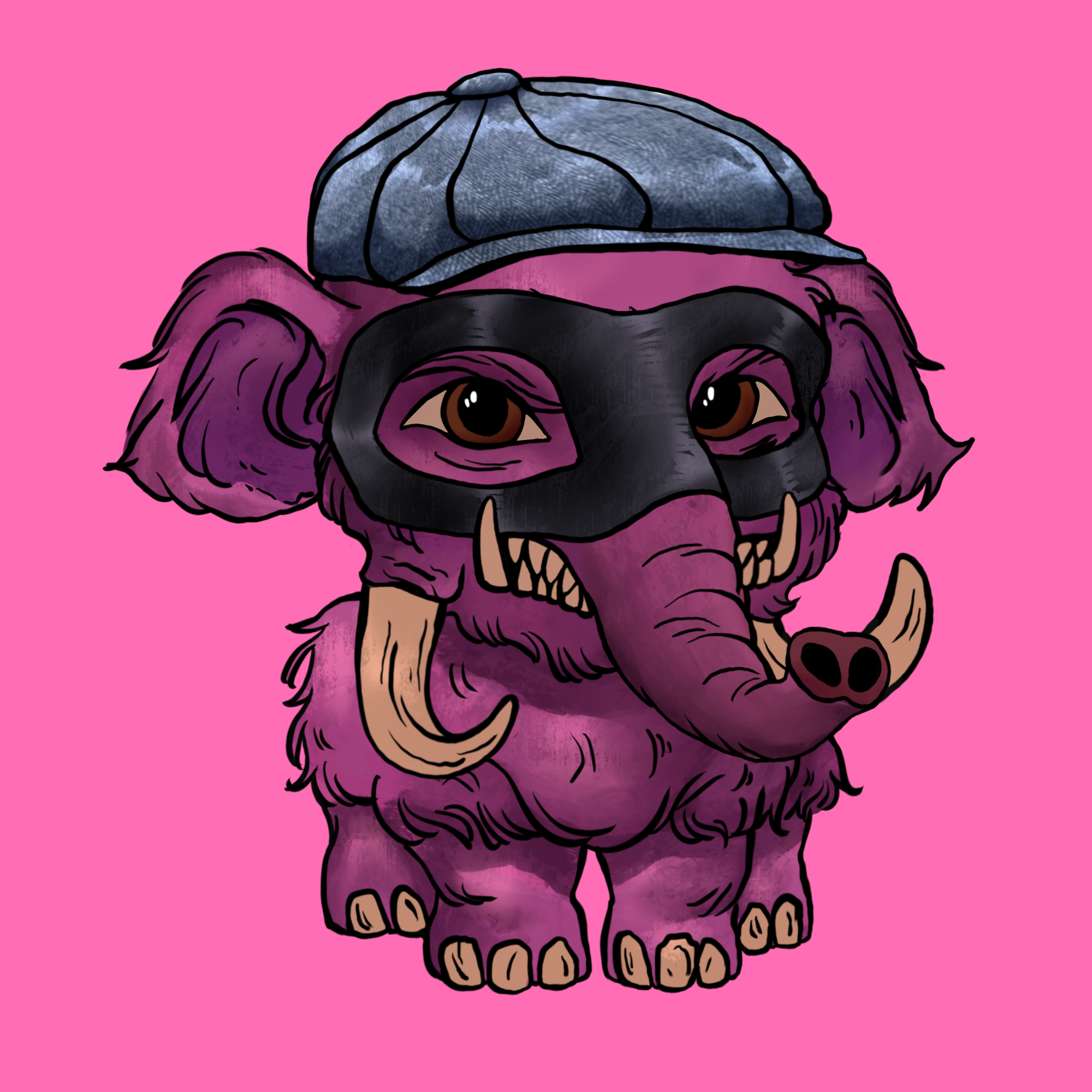 Naughty Mammoth #1009 NFT on Algorand