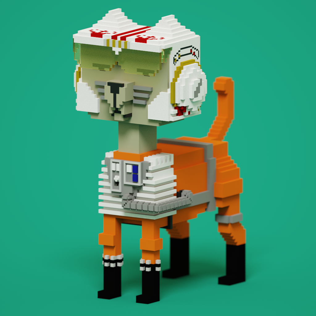 Algoracat X-Wing Pilot NFT on Algorand